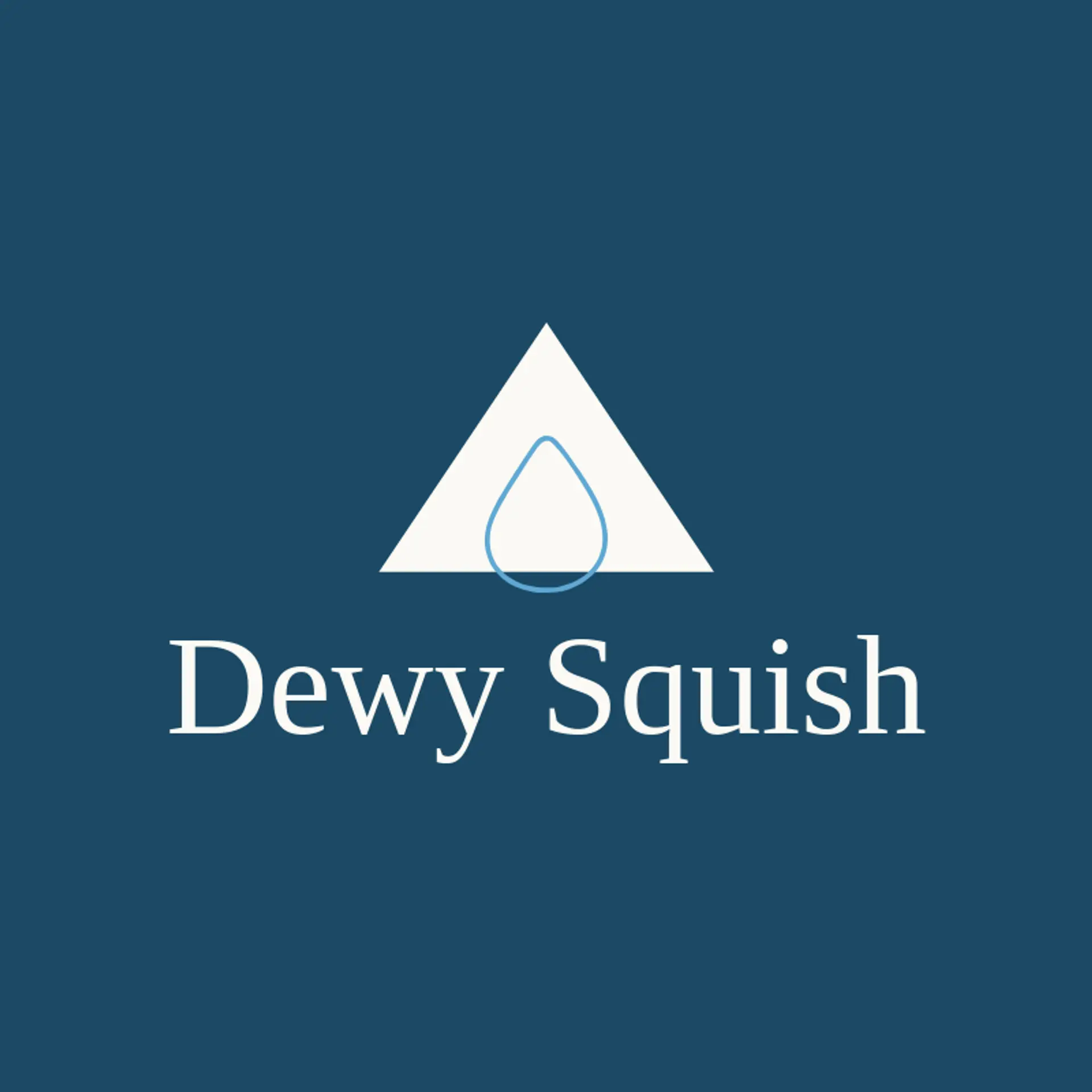 Dewy Squish logo for slime