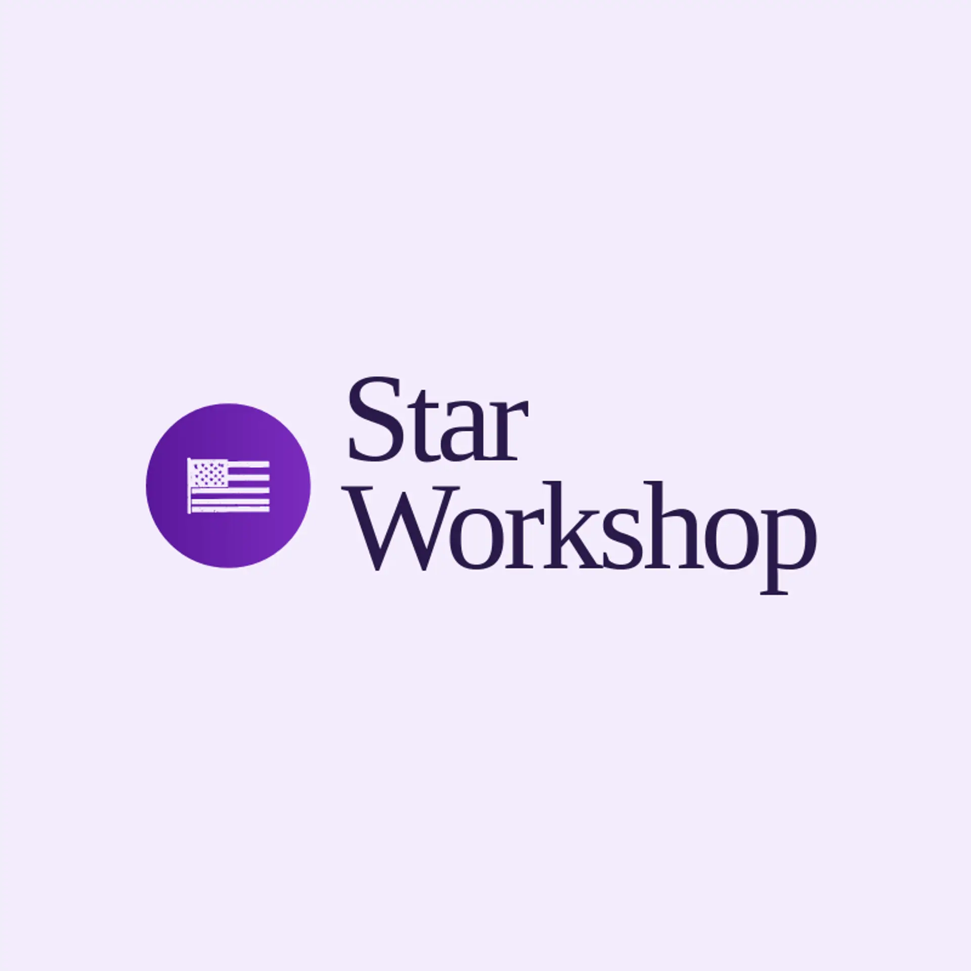 Star Workshop logo for usa flag