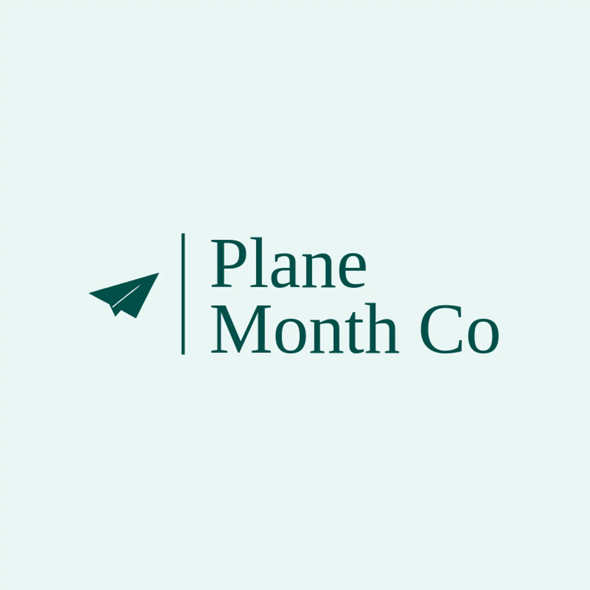 Plane Month Co logo for calendar
