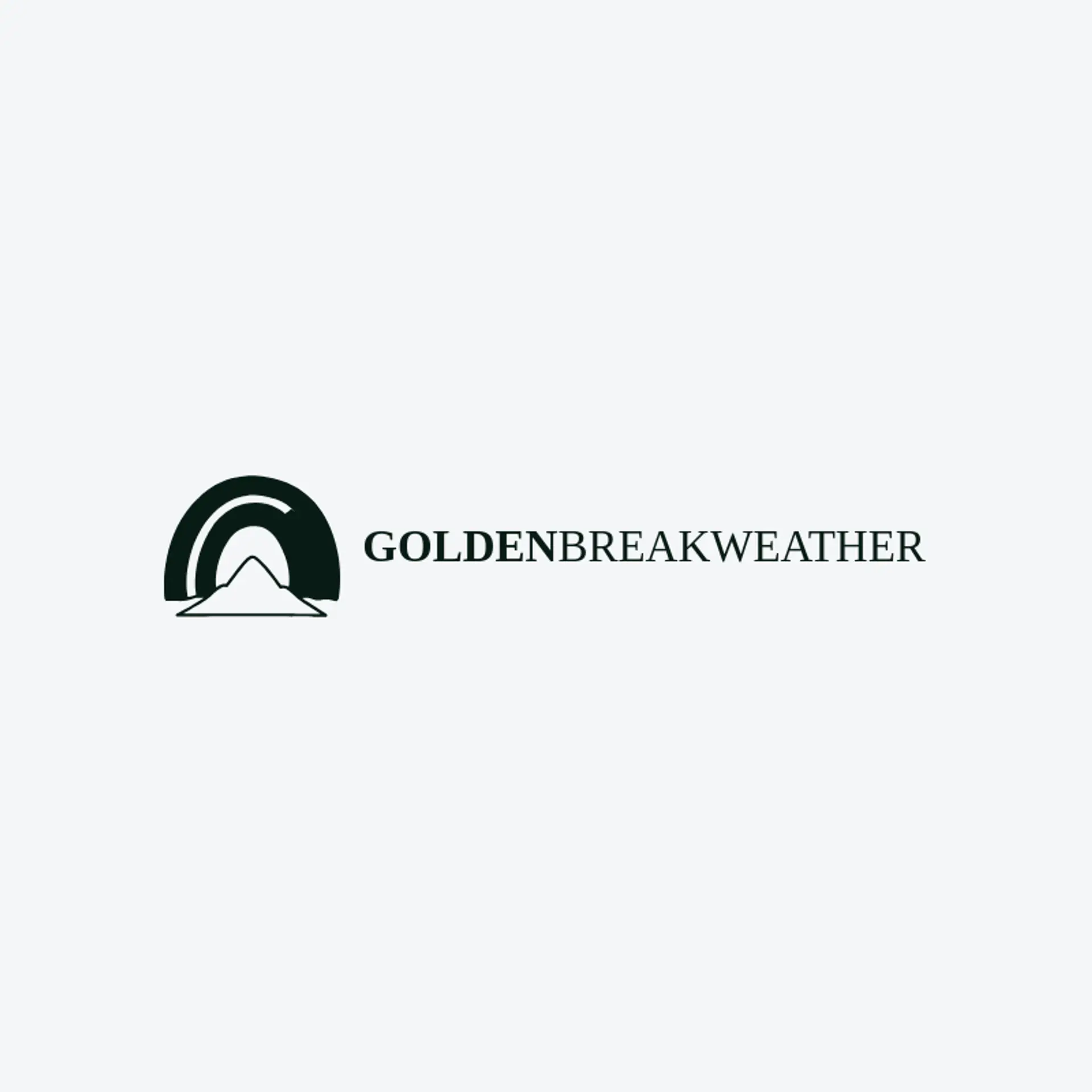 Golden Break Weather logo for rain