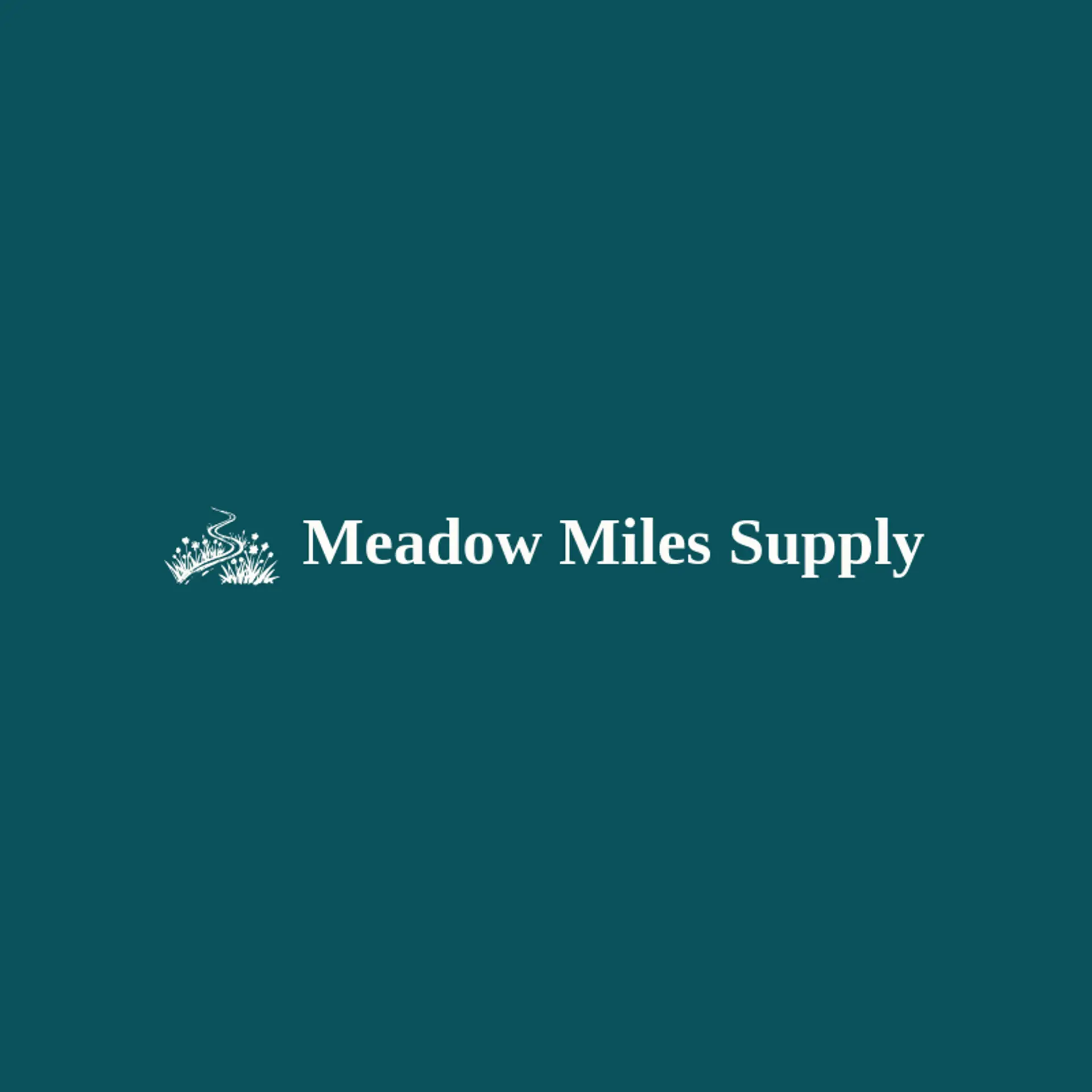 Meadow Miles Supply logo for trail
