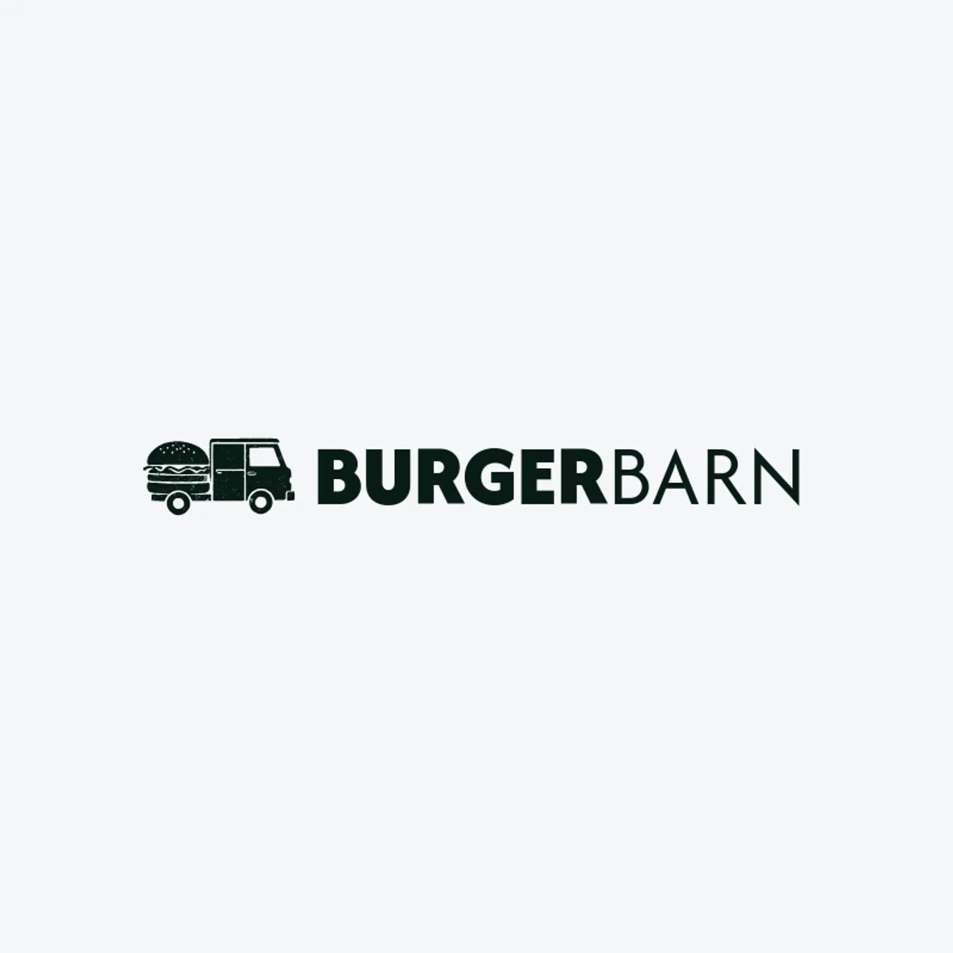 Burger Barn logo for food truck