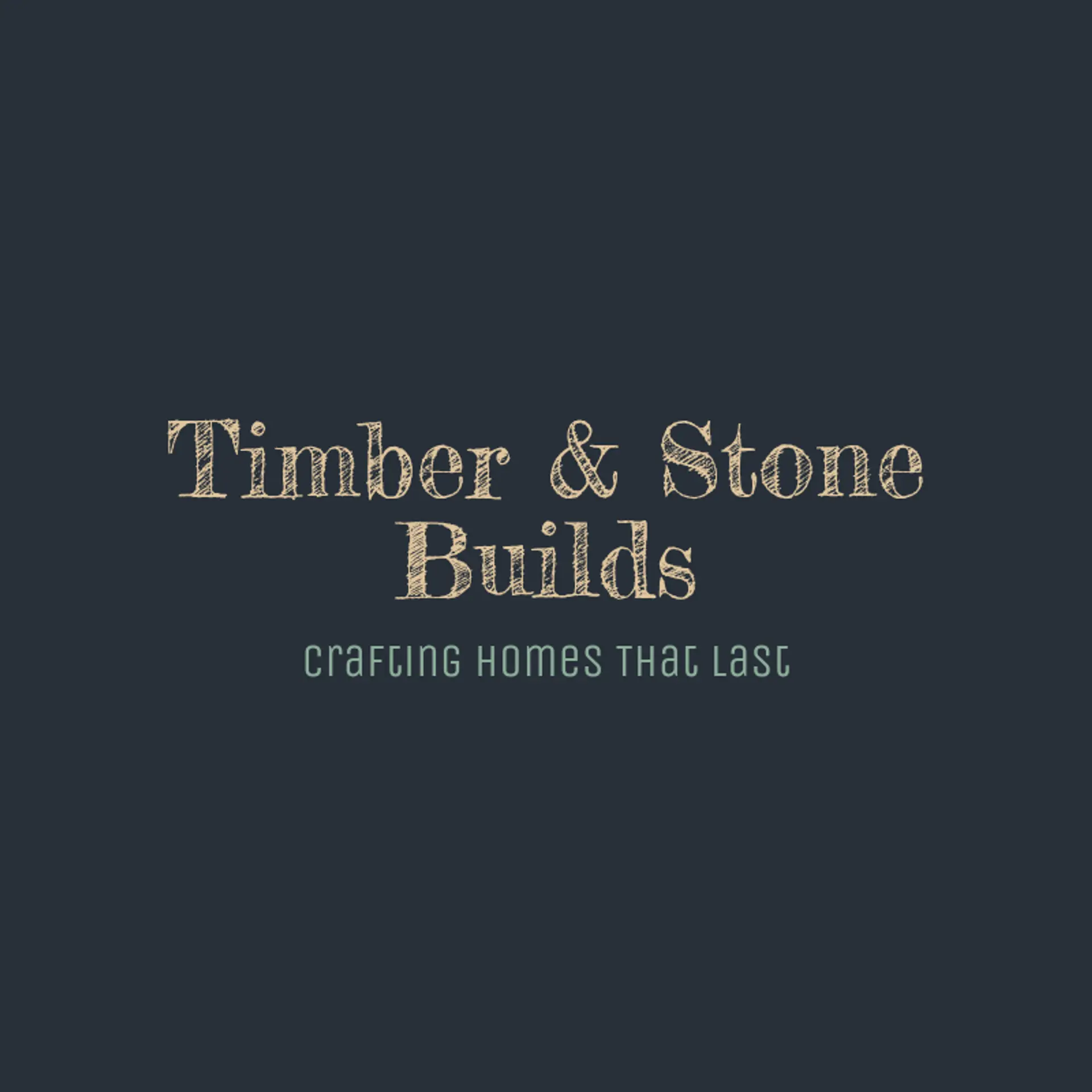 Timber & Stone Builds logo for house construction