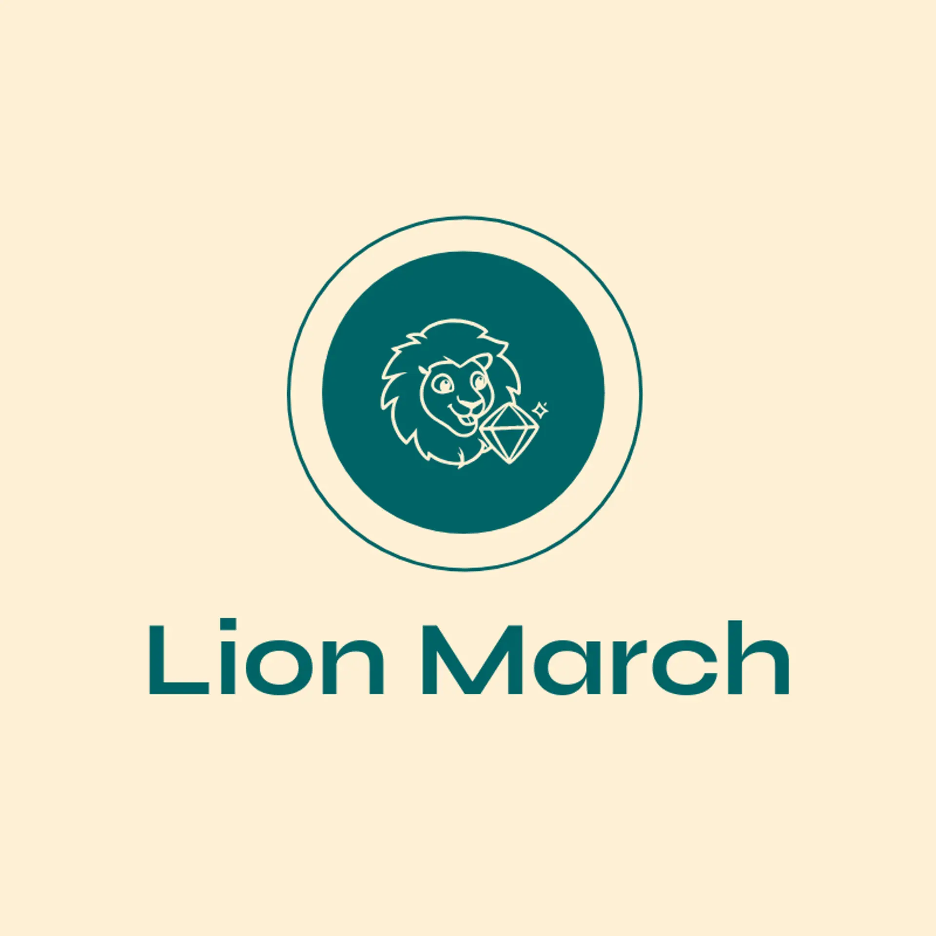 Lion March logo for royal