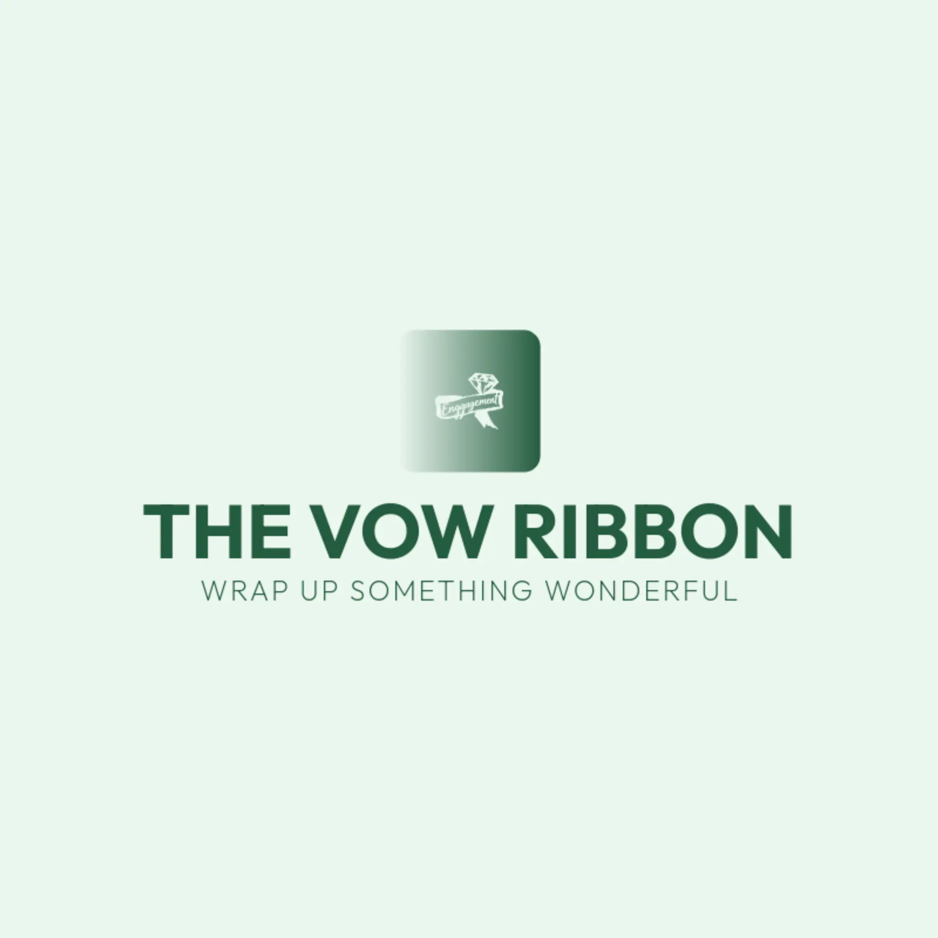 The Vow Ribbon logo for engagement