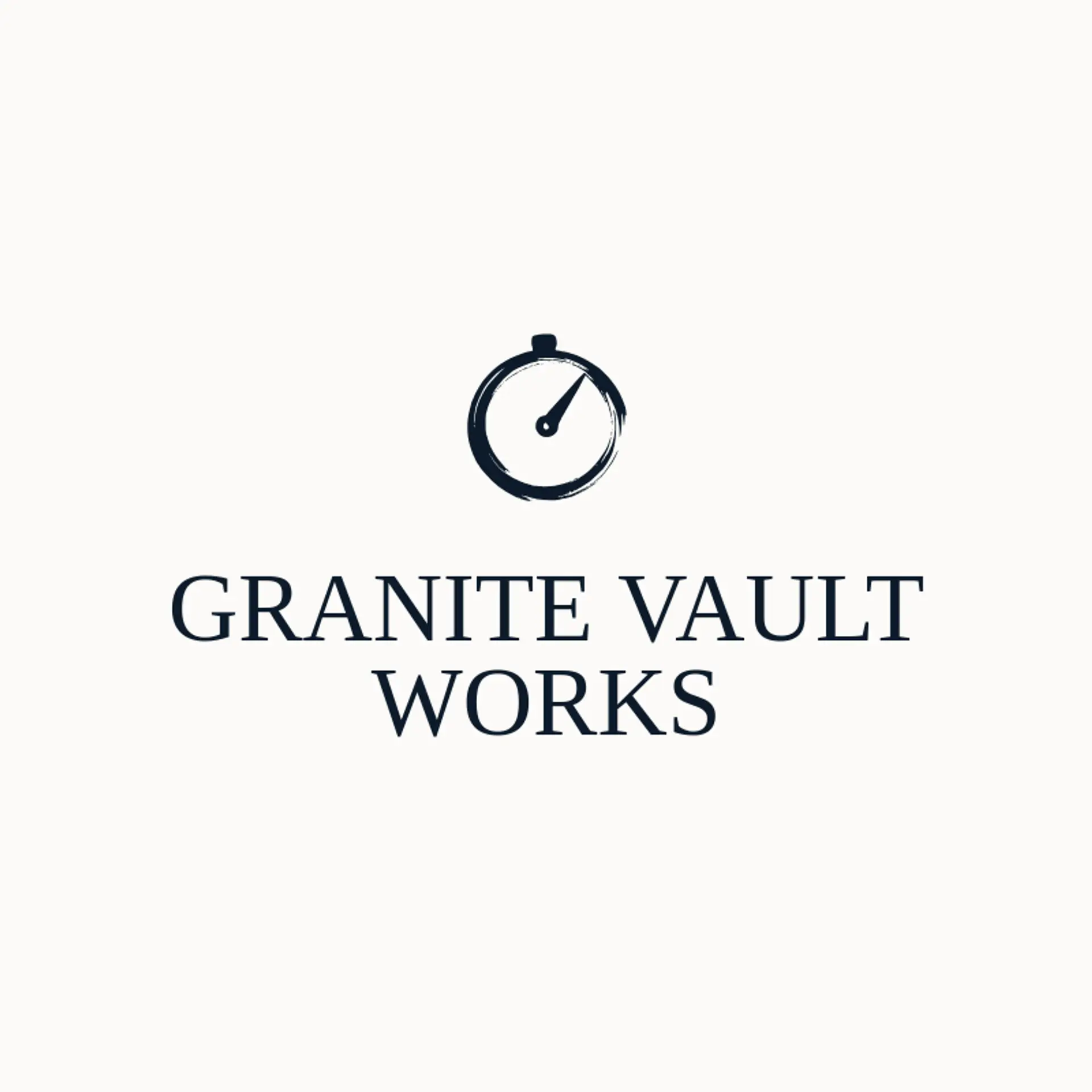 Granite Vault Works logo for vault