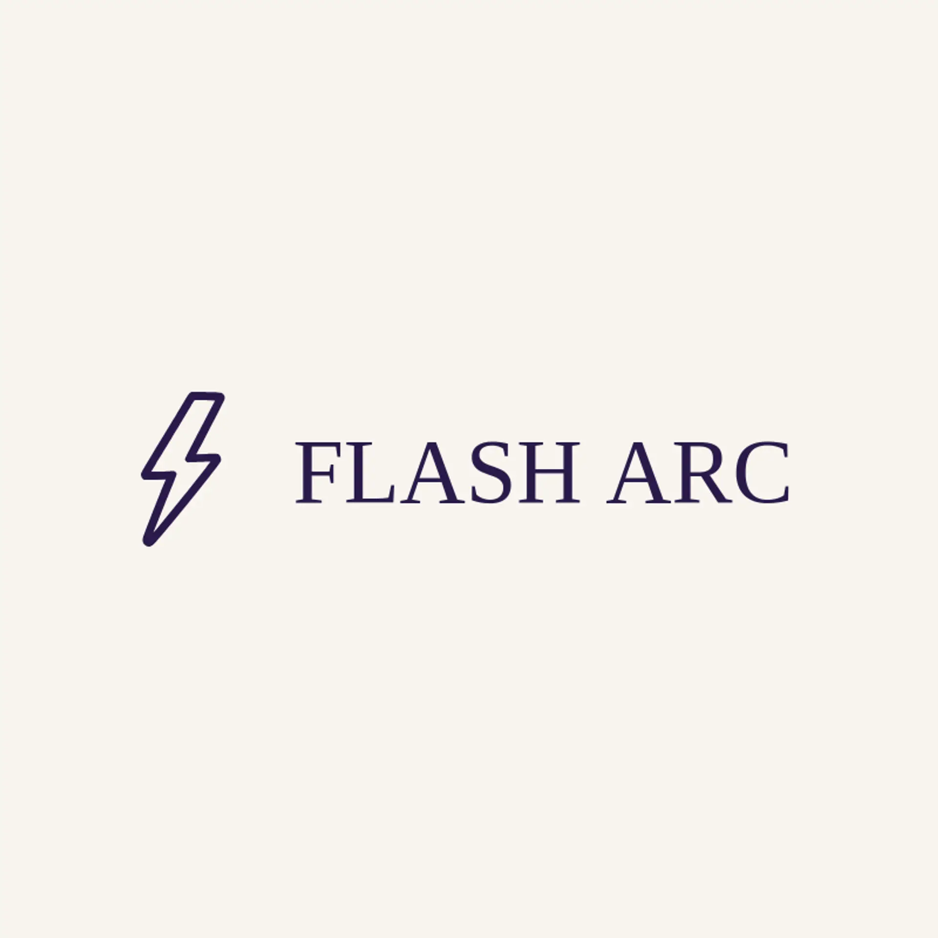 Flash Arc logo for flash
