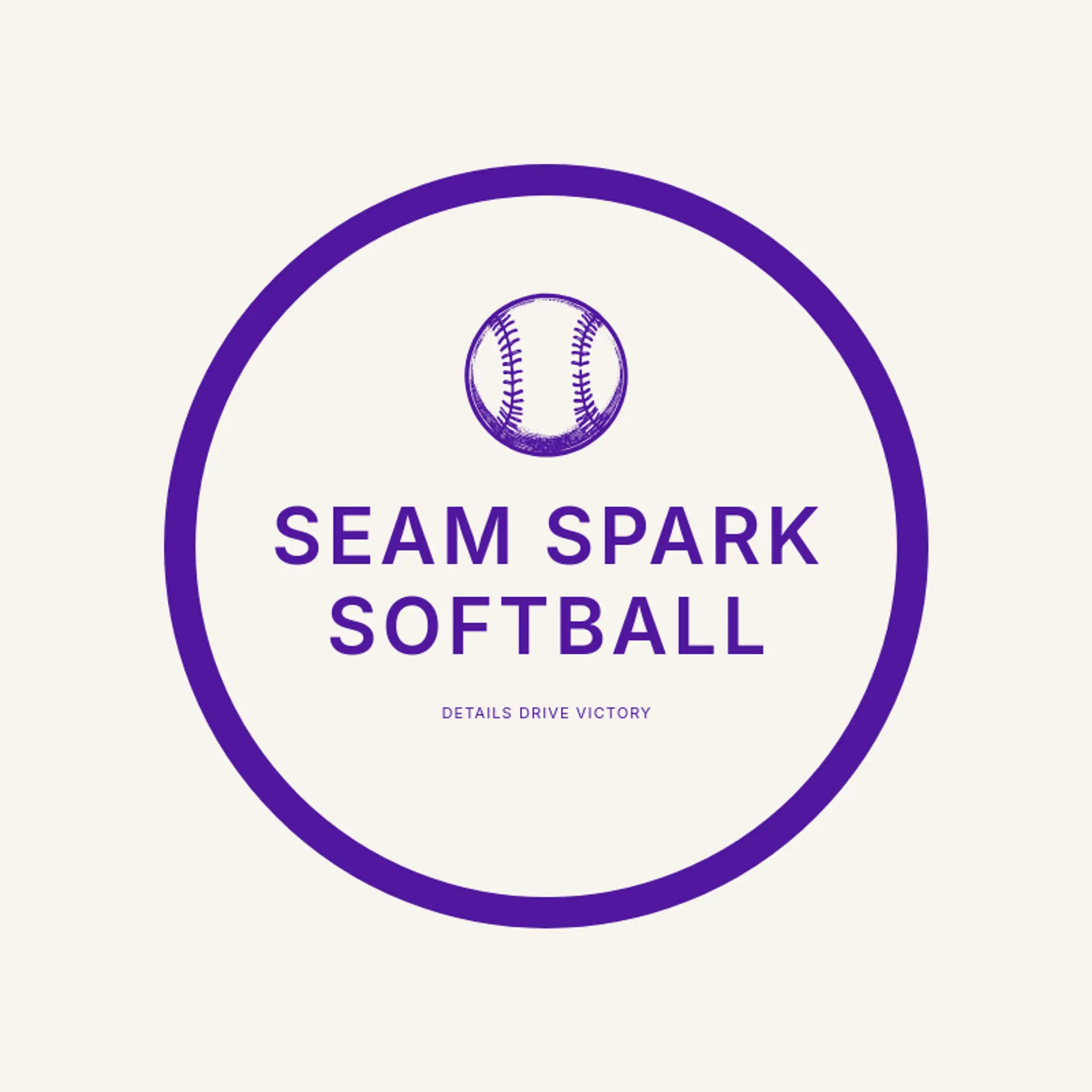 Seam Spark Softball logo for softball