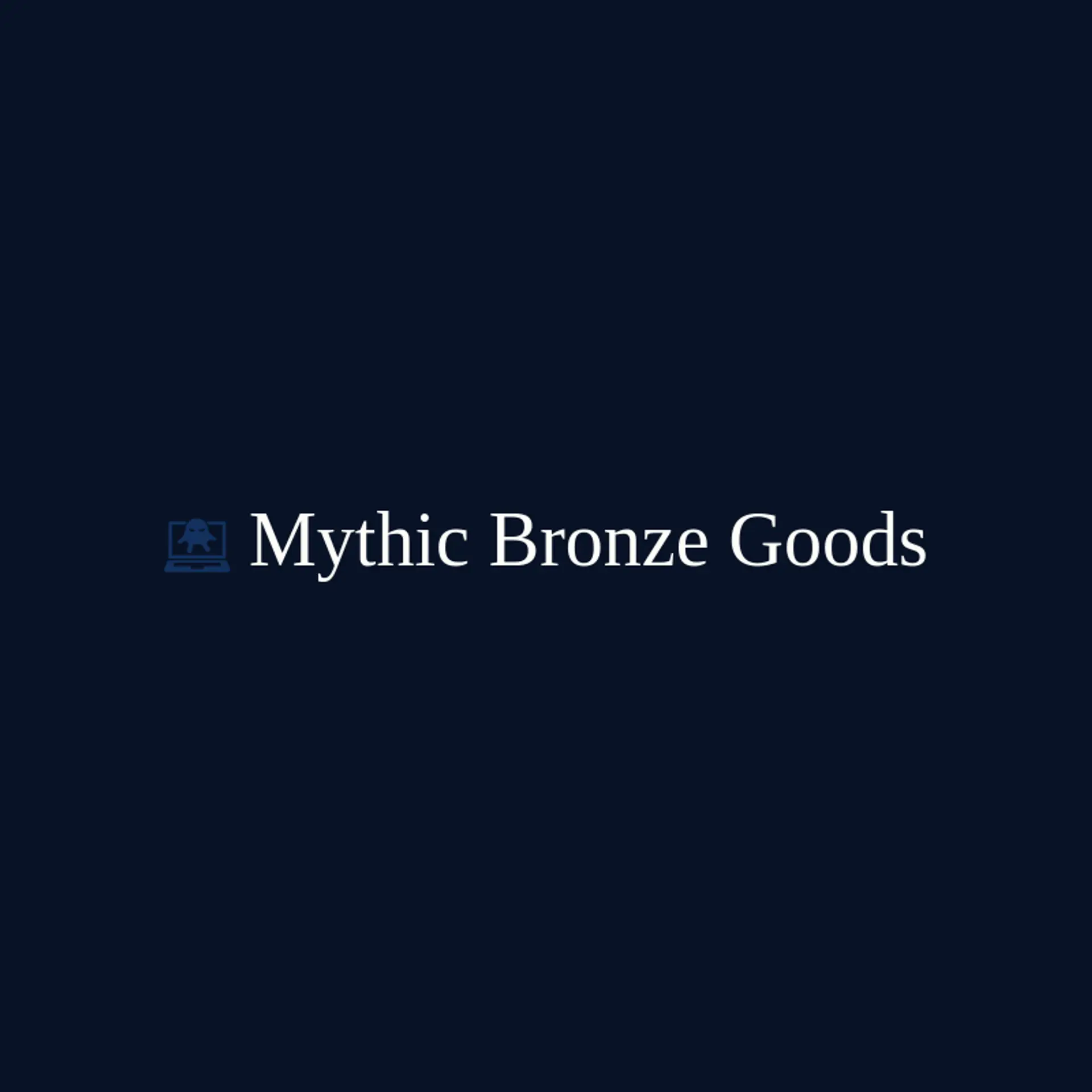 Mythic Bronze Goods logo for trojan