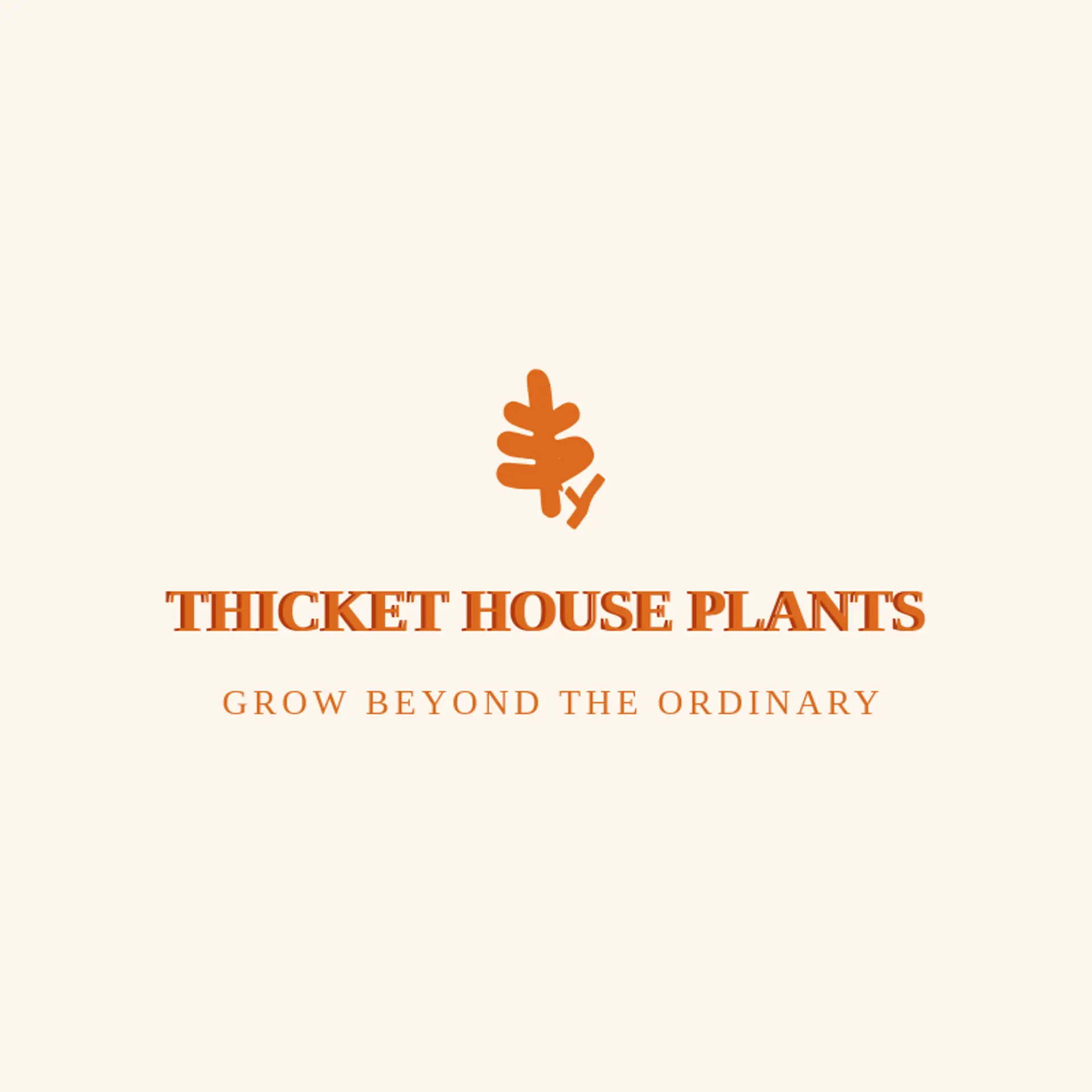 Thicket House Plants logo for fern