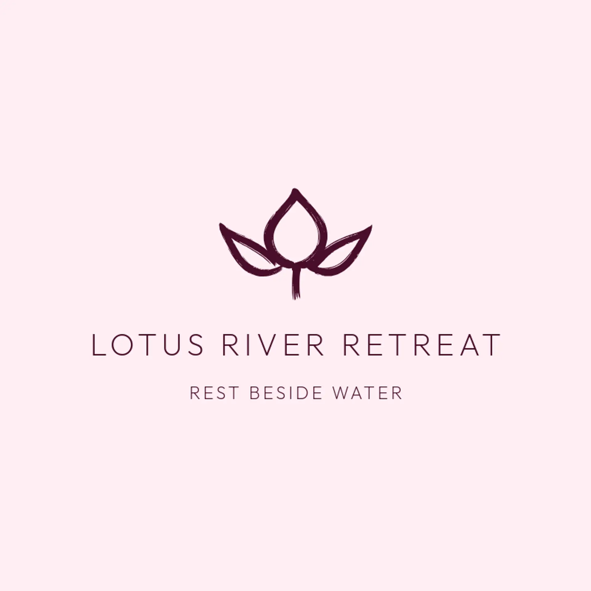 Lotus River Retreat logo for lotus