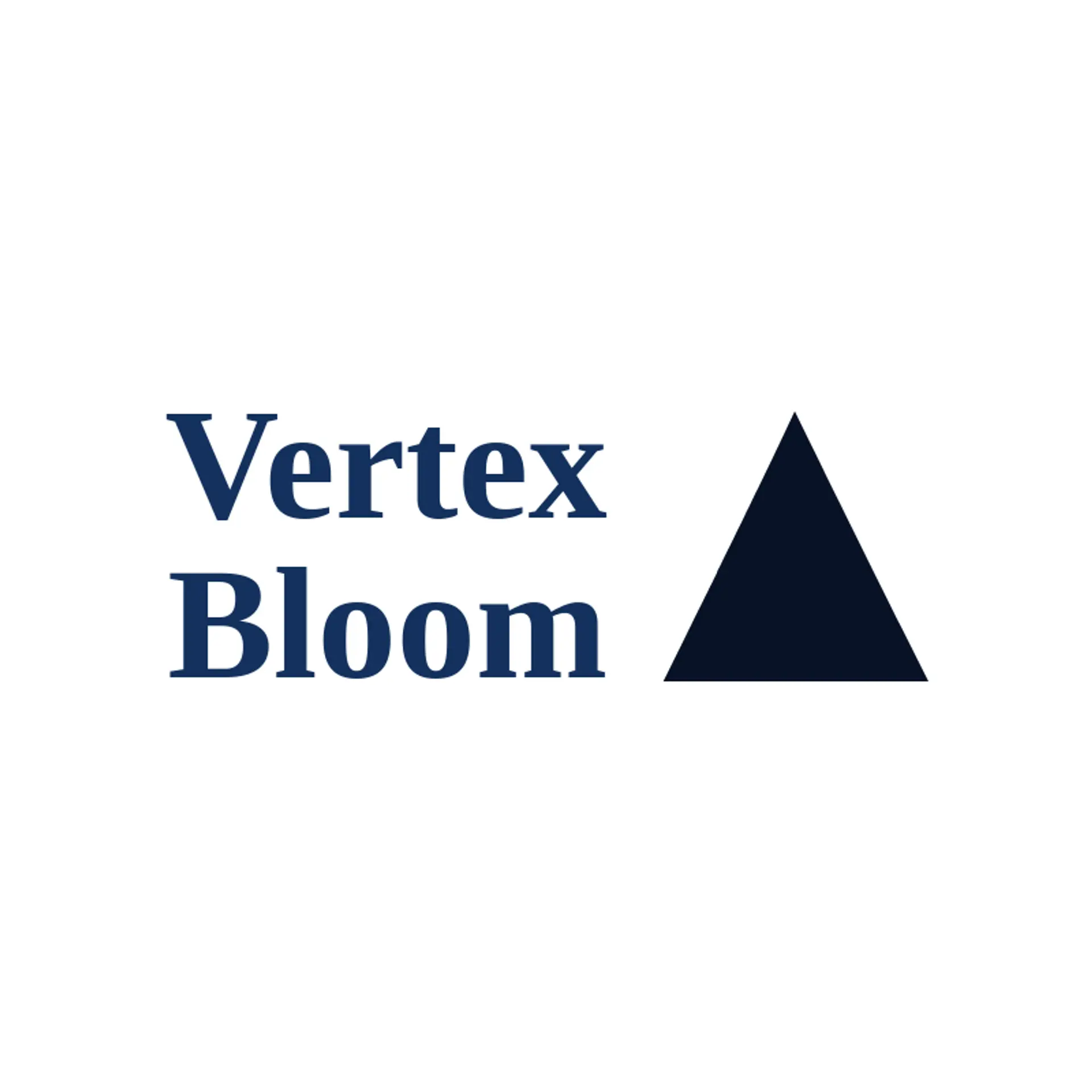 Vertex Bloom logo for graphic designer