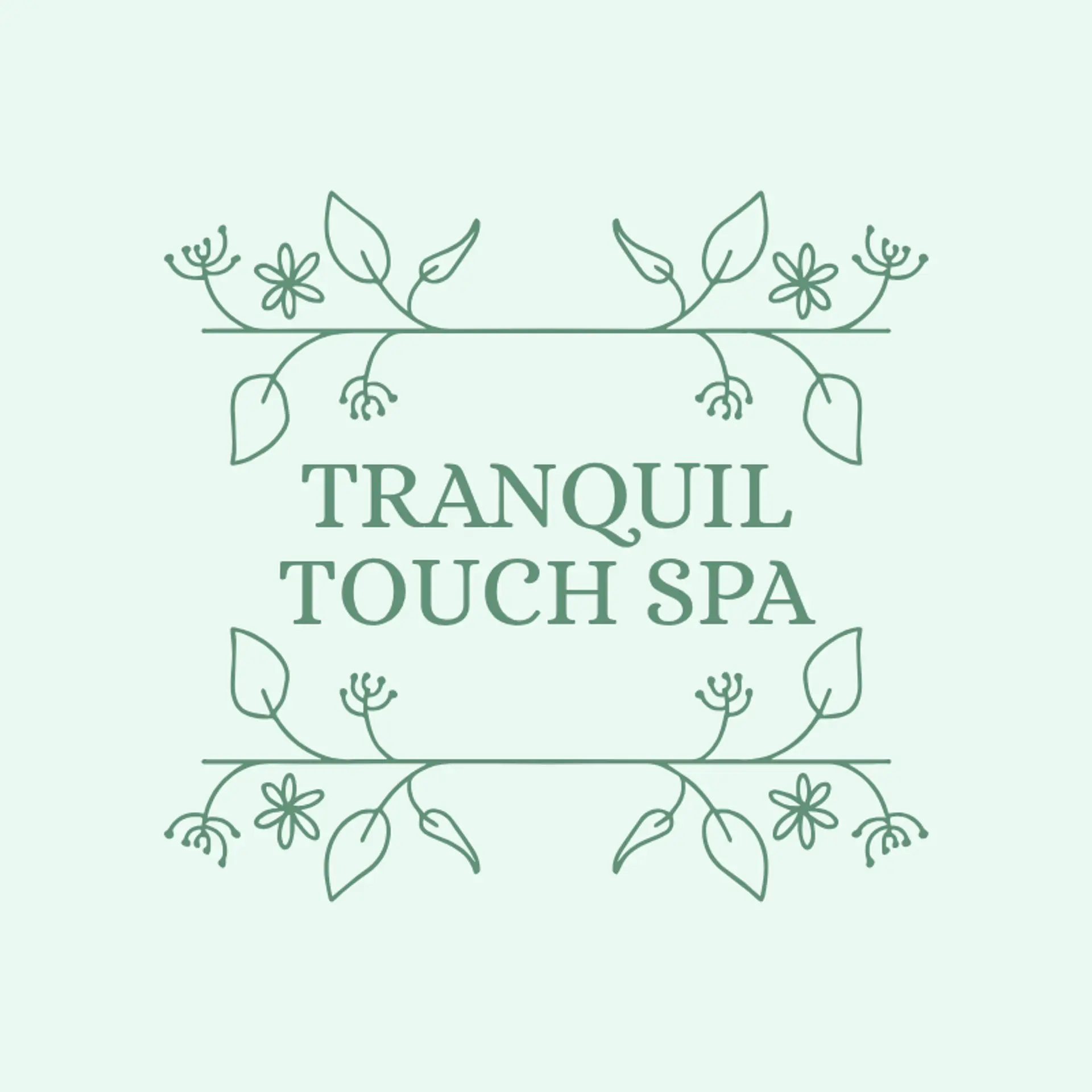 Tranquil Touch Spa logo for massage spa