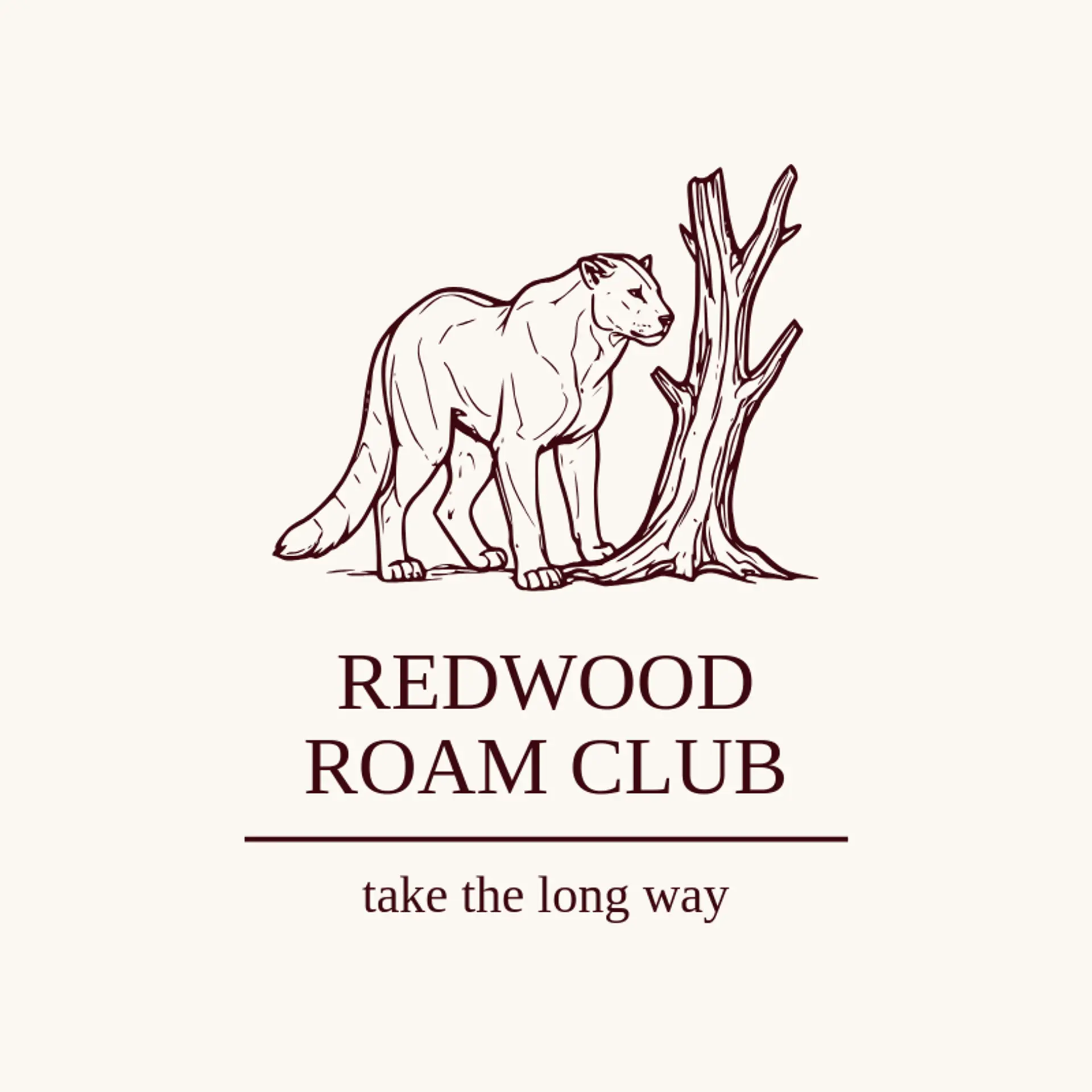Redwood Roam Club logo for apex predator