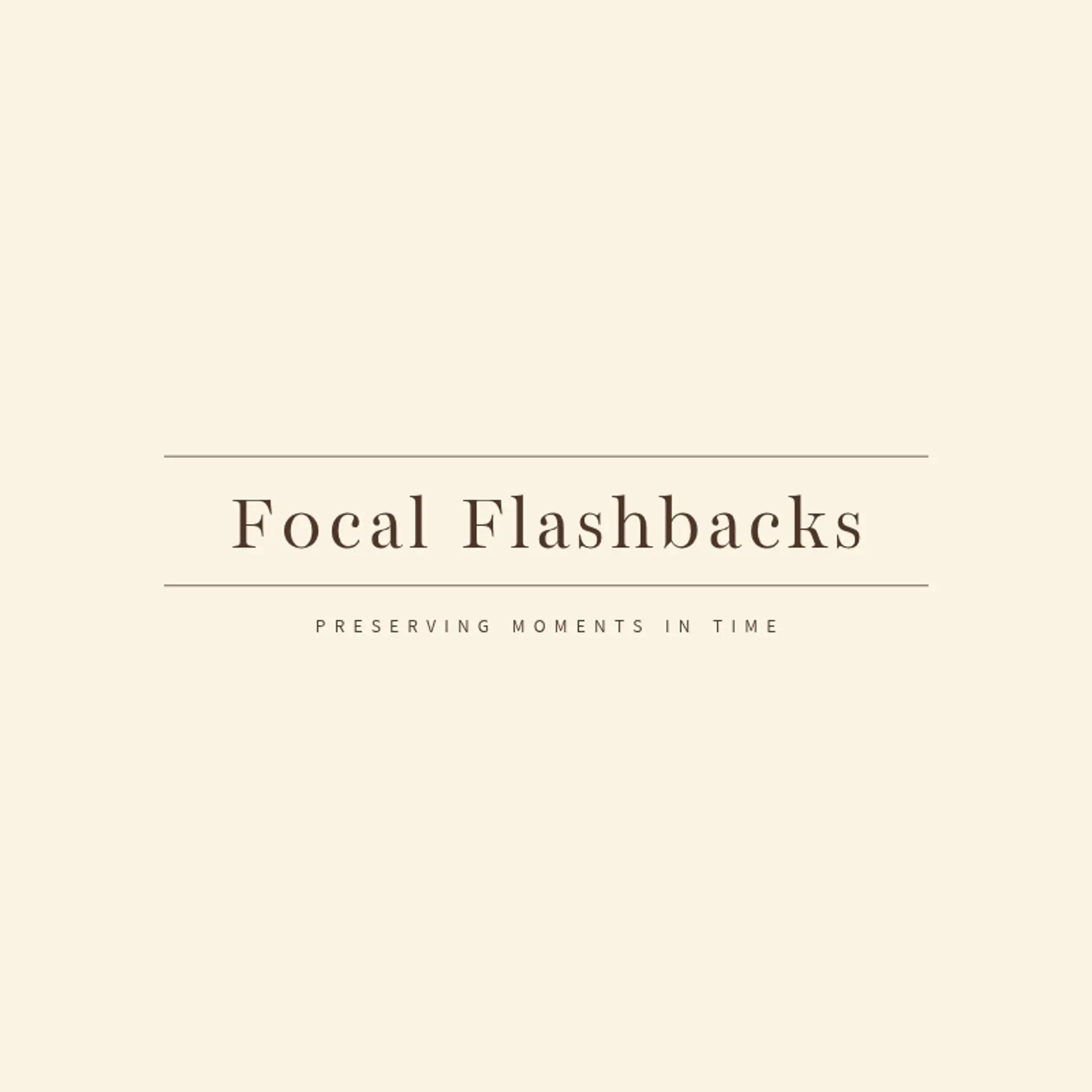 Focal Flashbacks logo for vintage photography