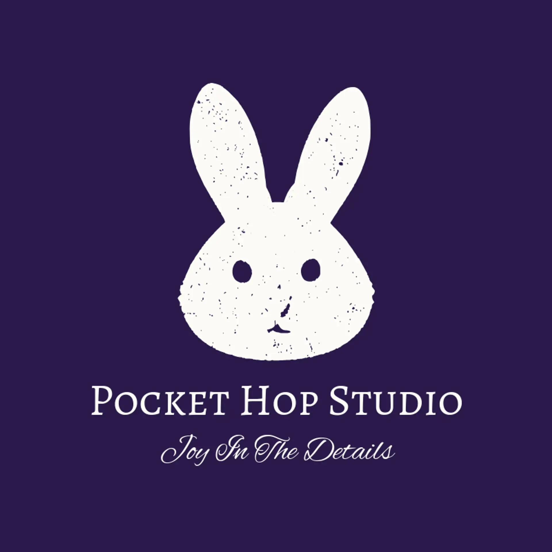 Pocket Hop Studio logo for bunny