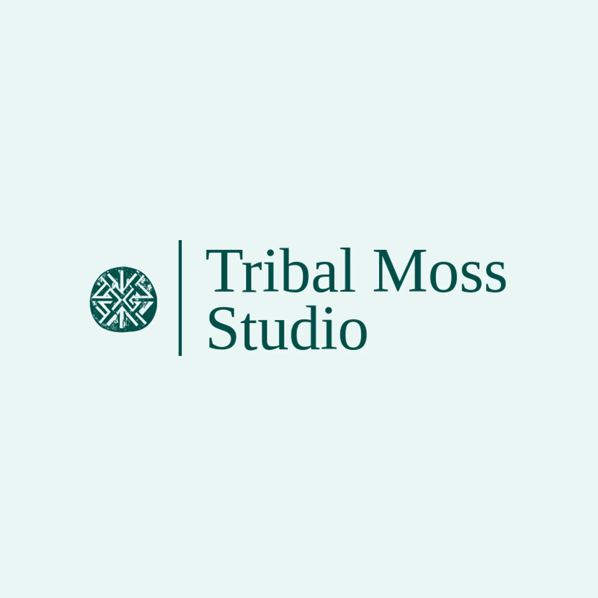 Tribal Moss Studio logo for tribal