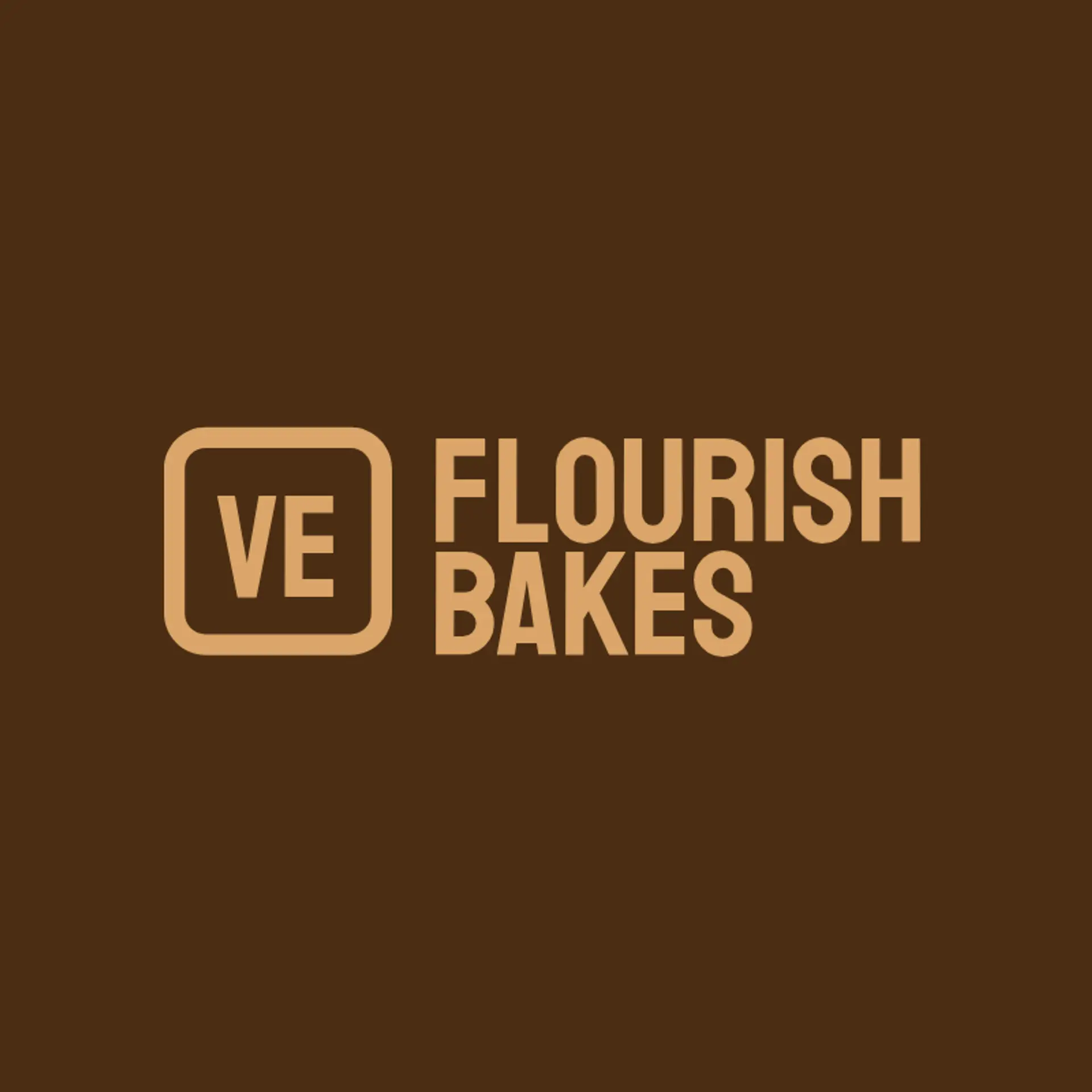 Flourish Bakes logo for unique bakery