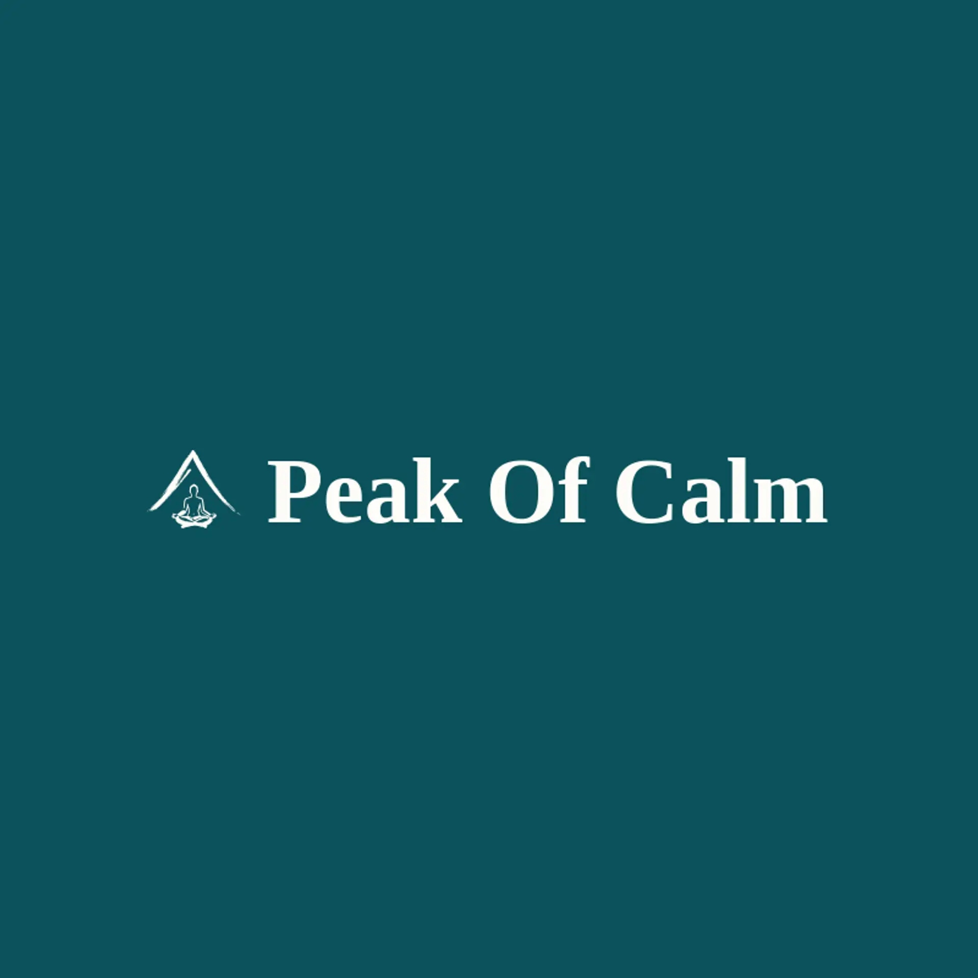 Peak of Calm logo for buddhism