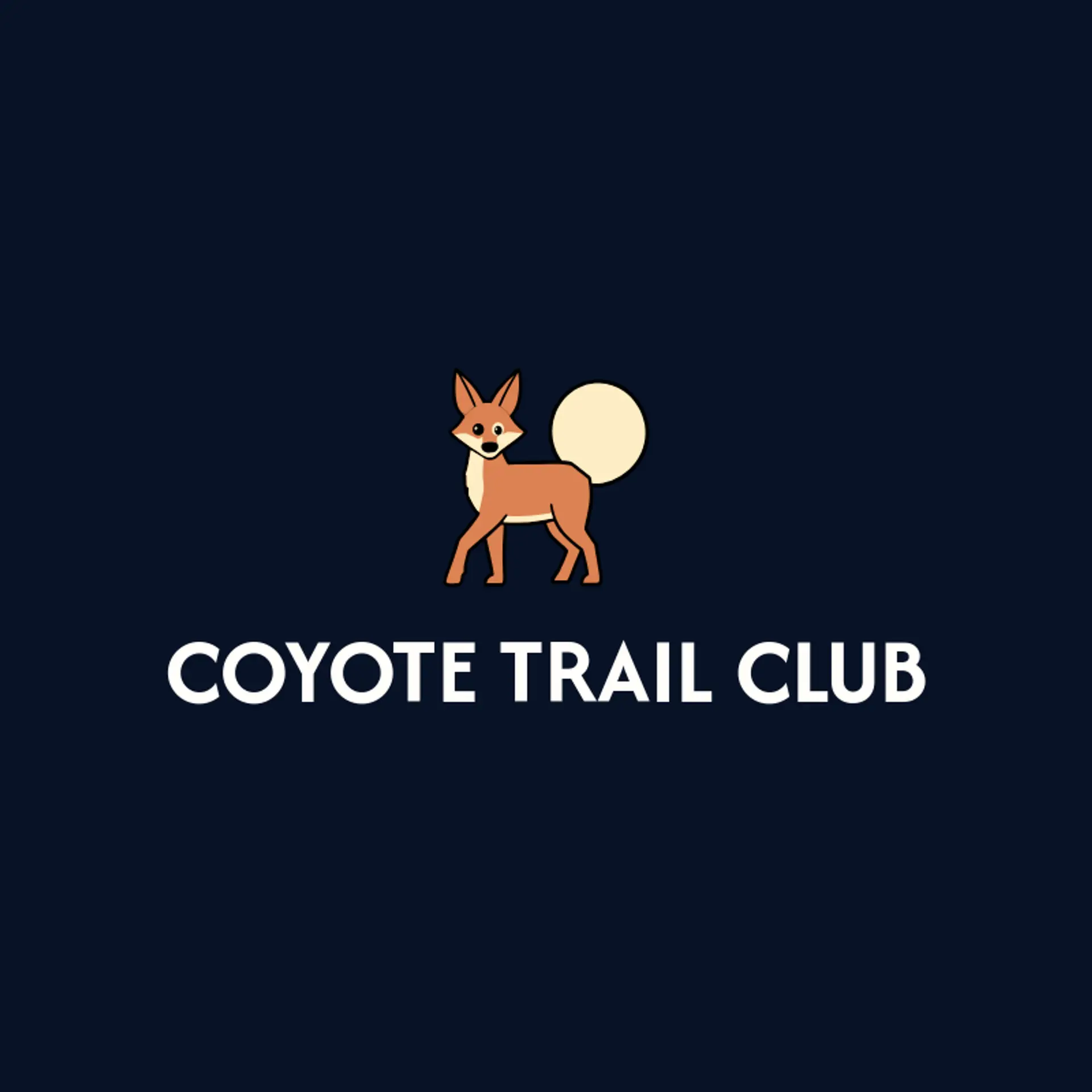 Coyote Trail Club logo for coyote