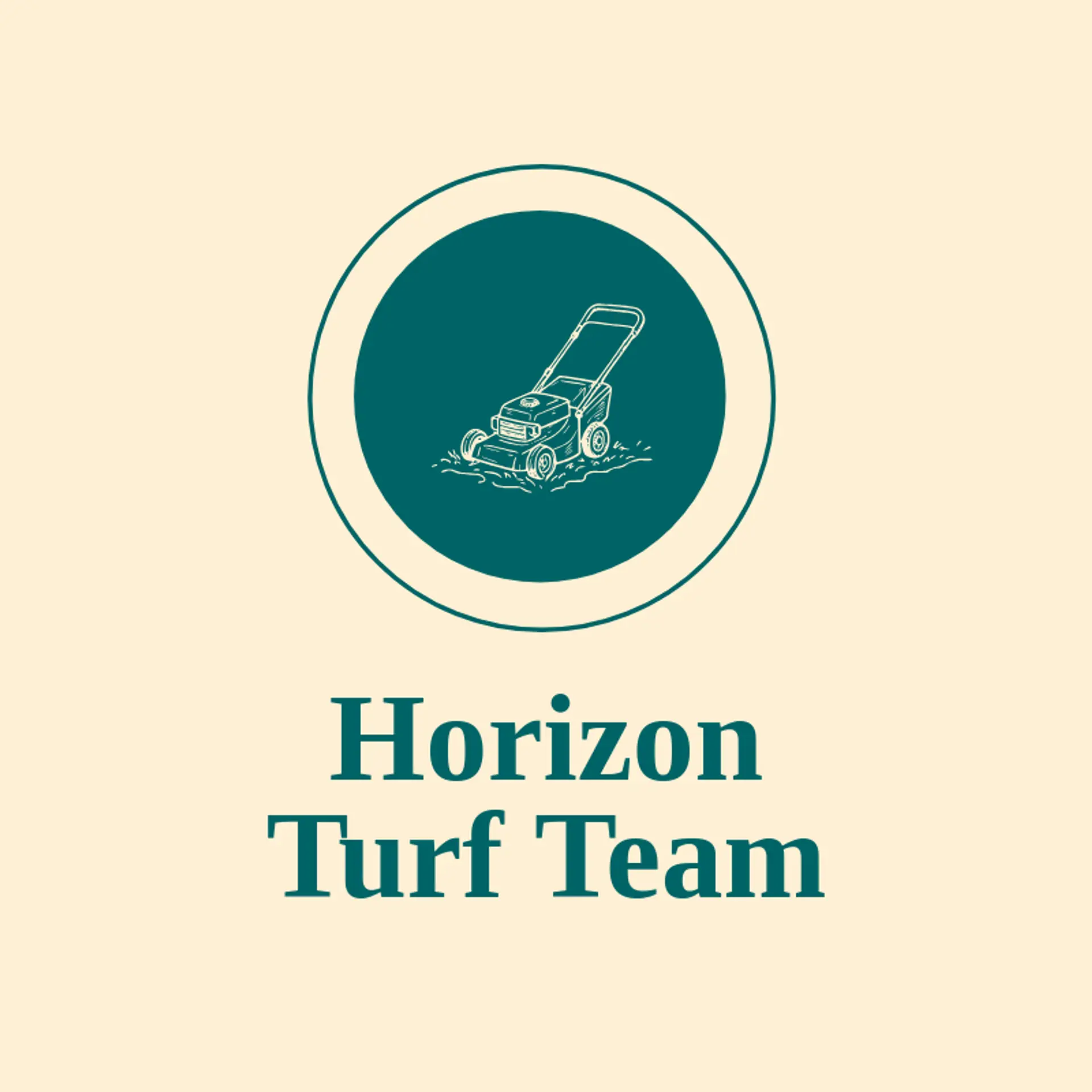 Horizon Turf Team logo for lawn service