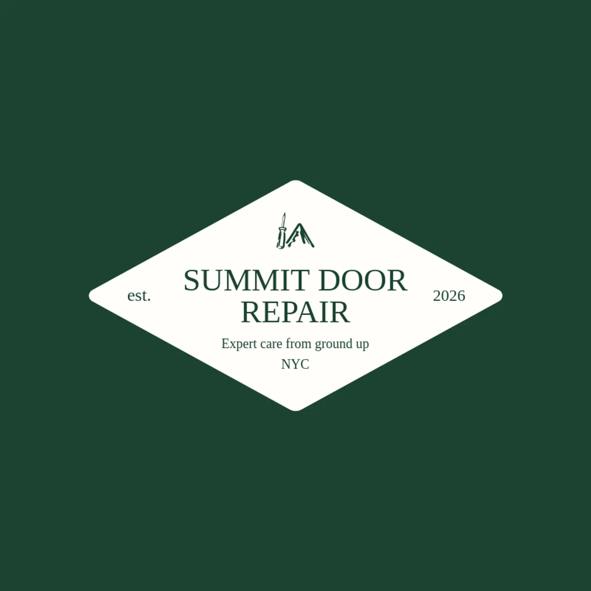 Summit Door Repair logo for home repair