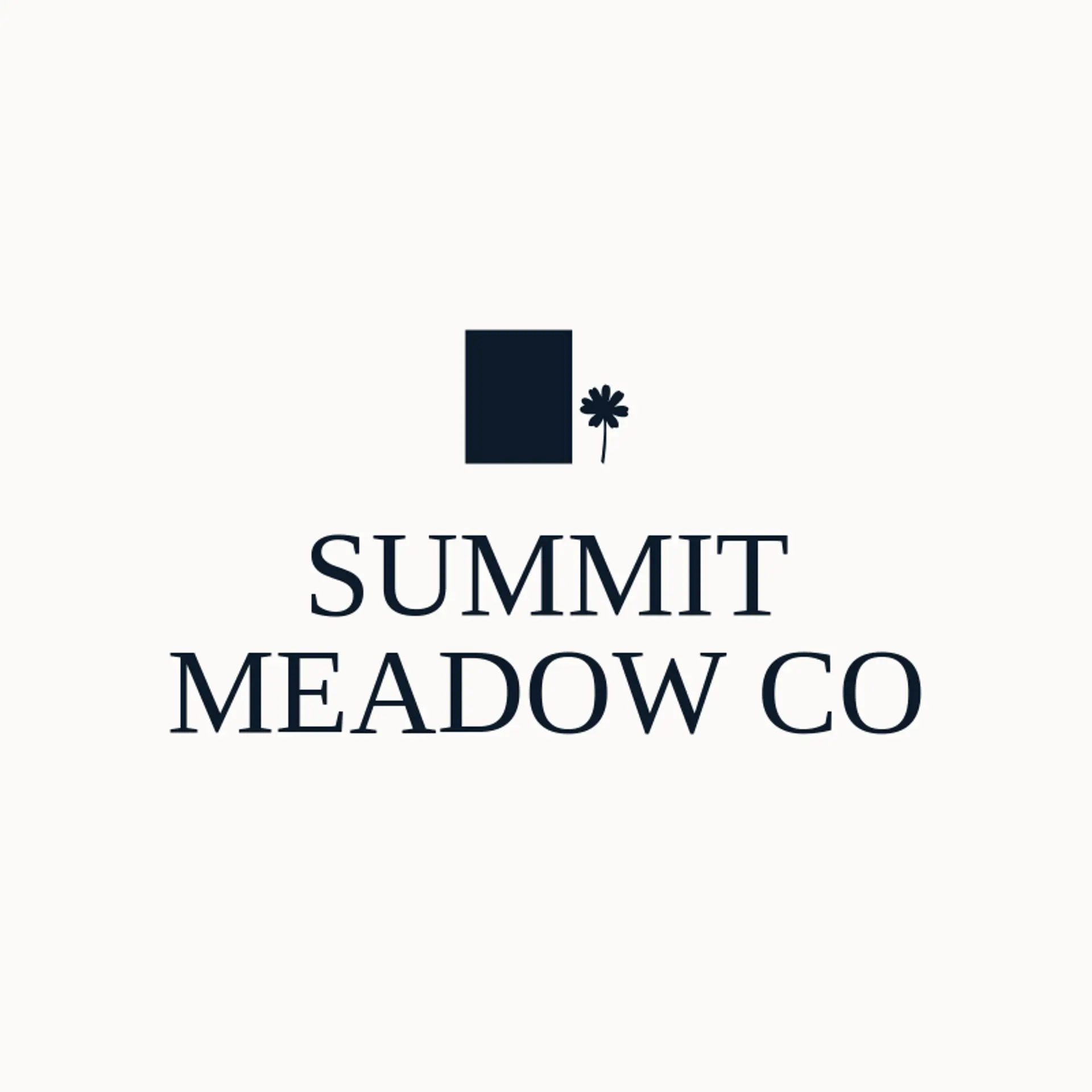 Summit Meadow Co logo for hill
