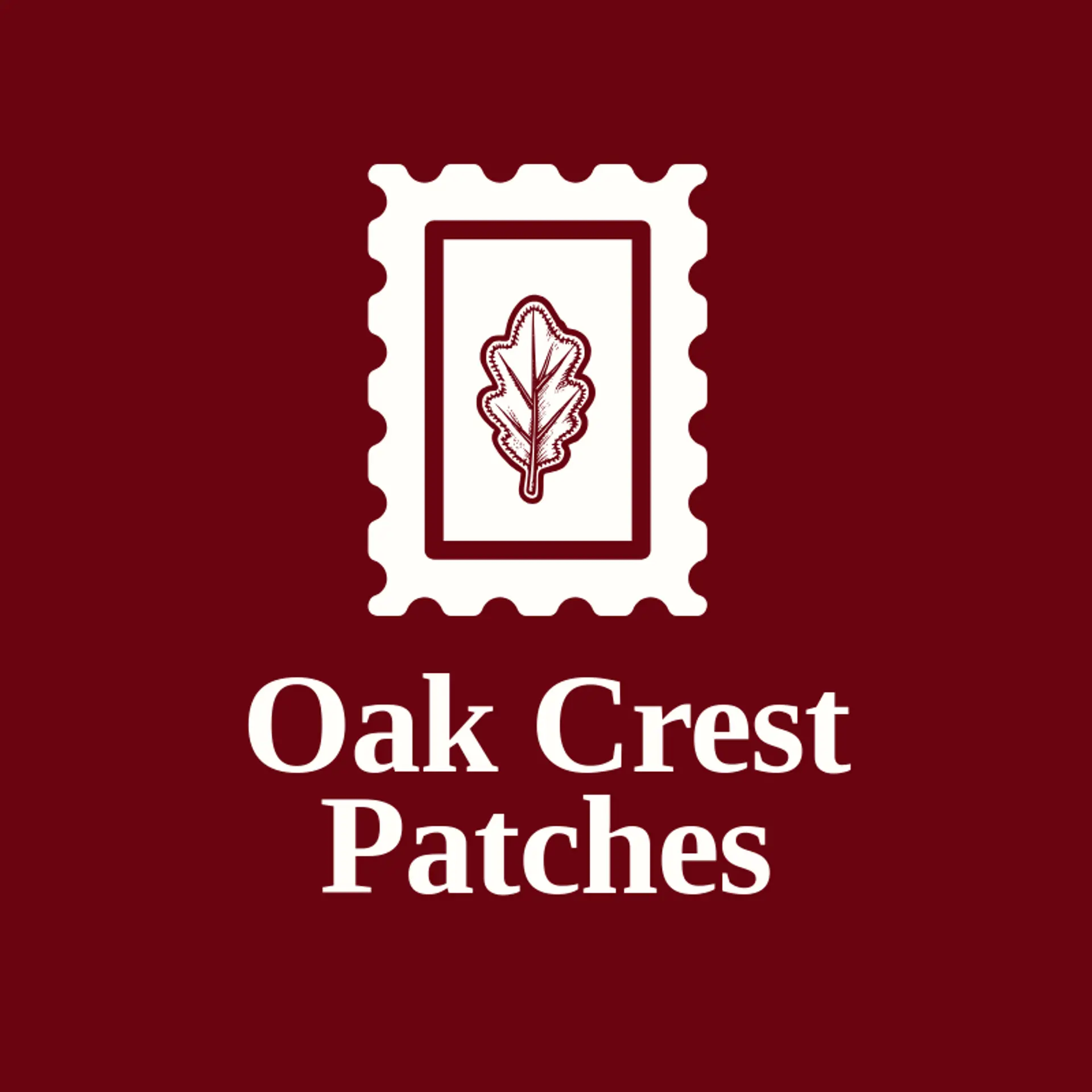 Oak Crest Patches logo for patch