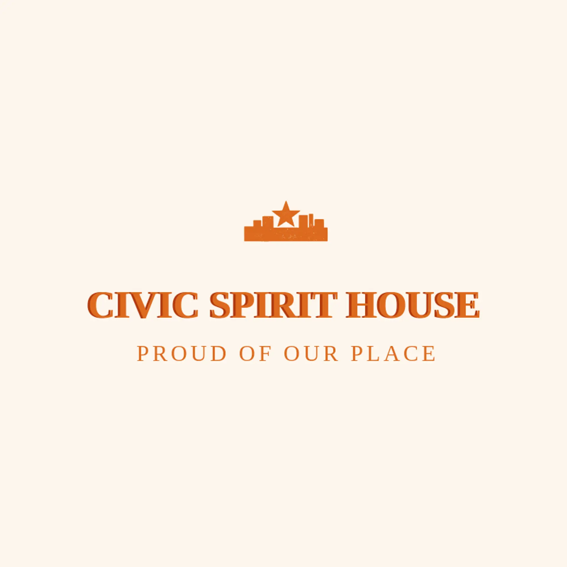 Civic Spirit House logo for varsity