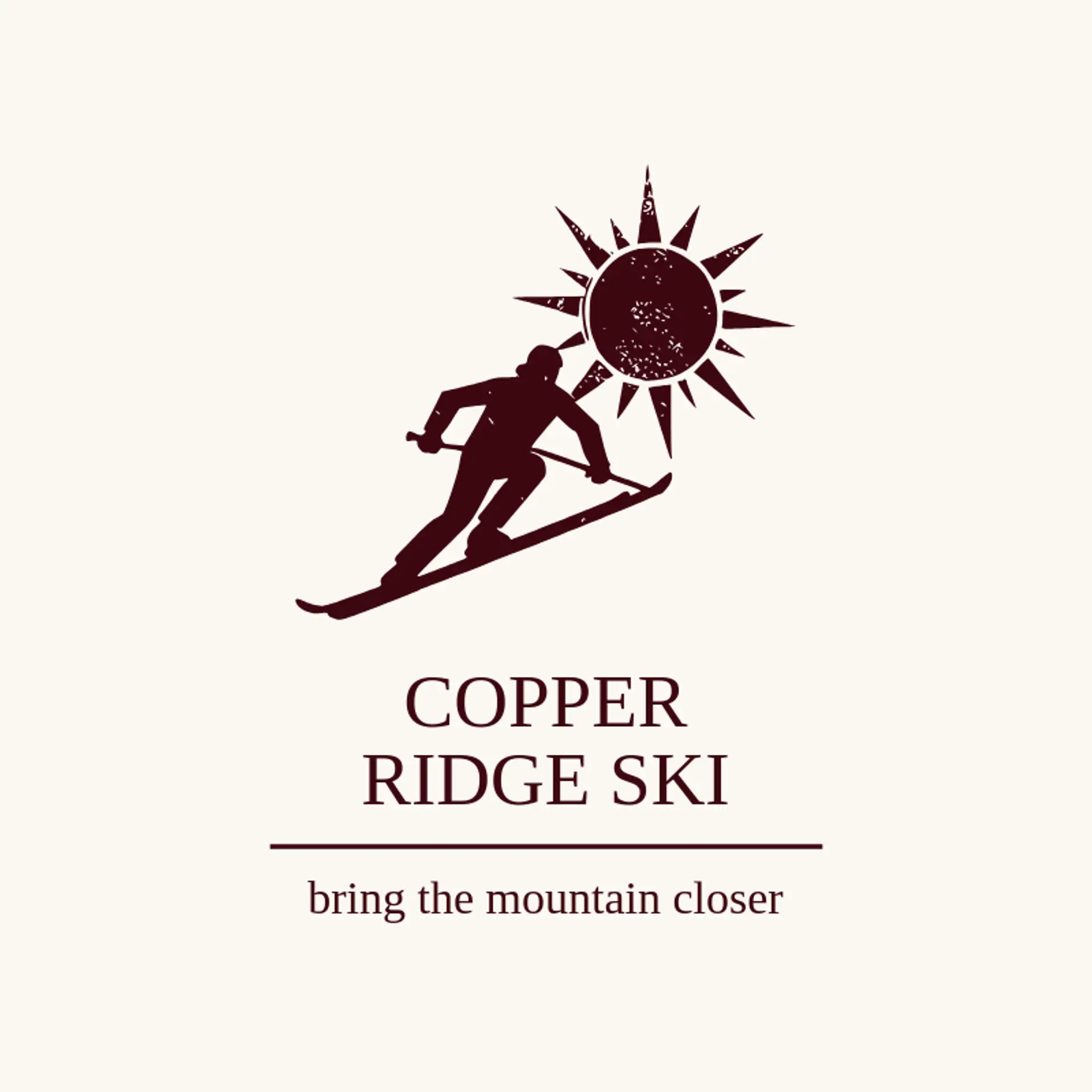 Copper Ridge Ski logo for skiing