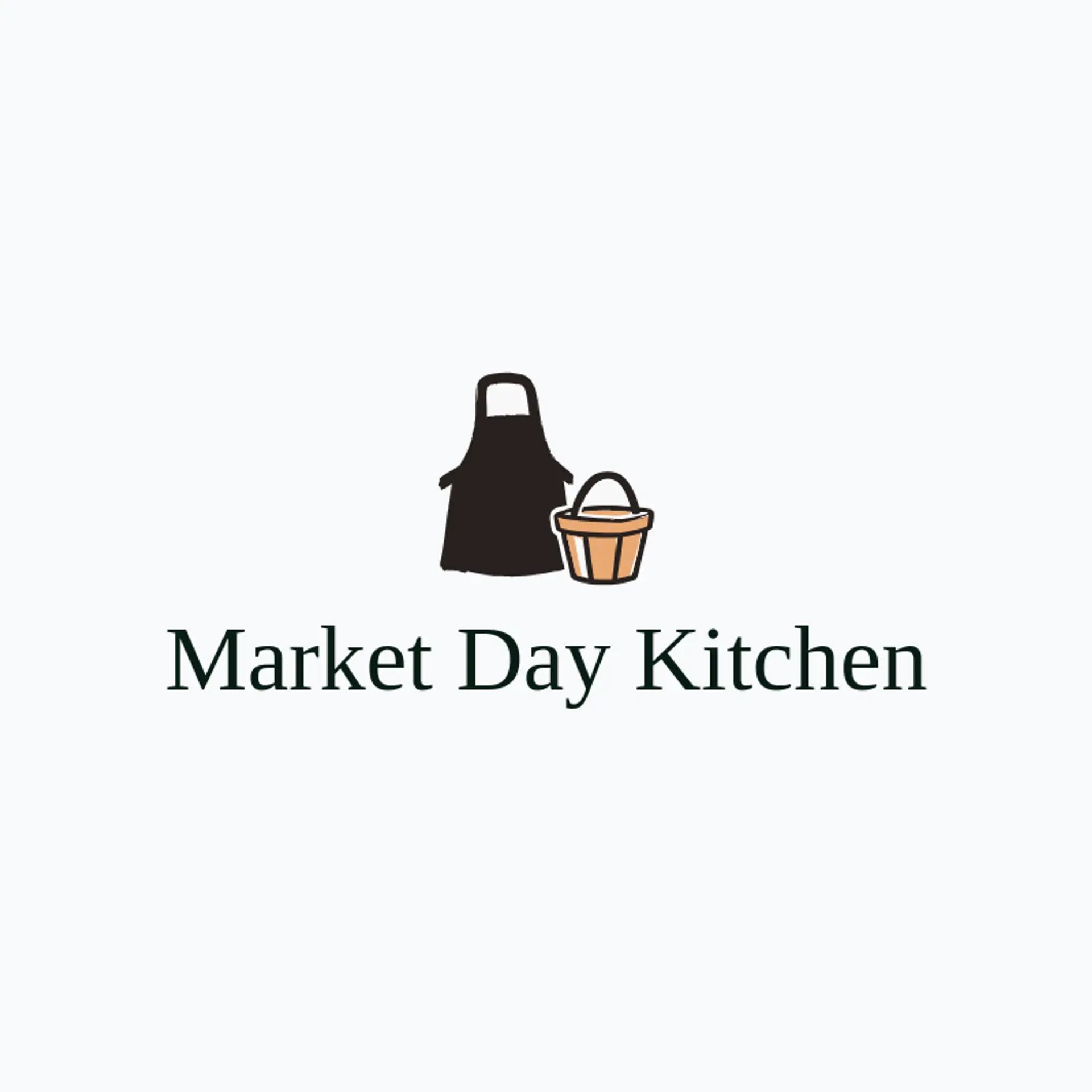 Market Day Kitchen logo for apron