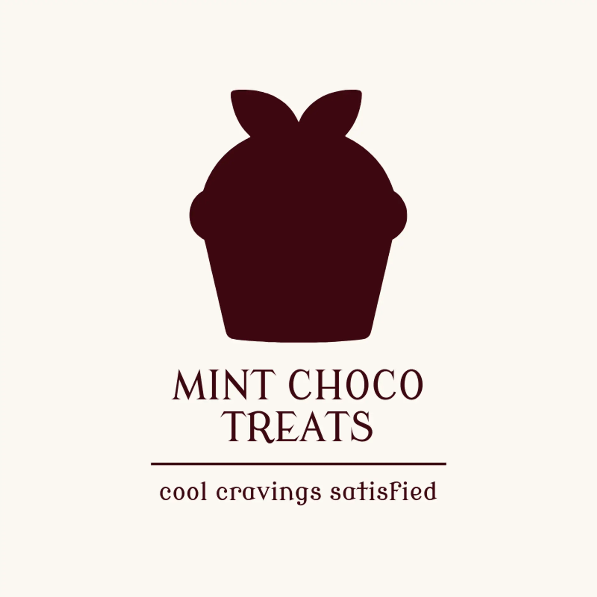 Mint Choco Treats logo for cupcake
