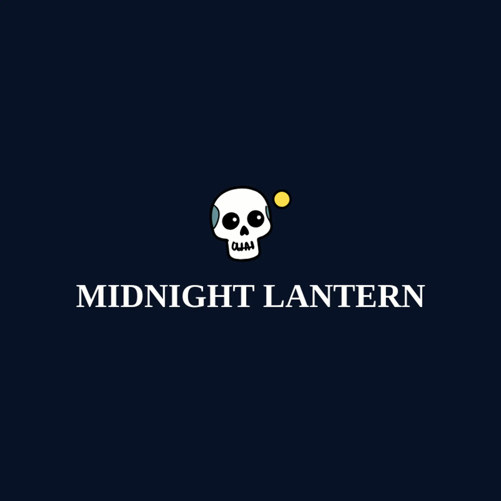 Midnight Lantern logo for horror