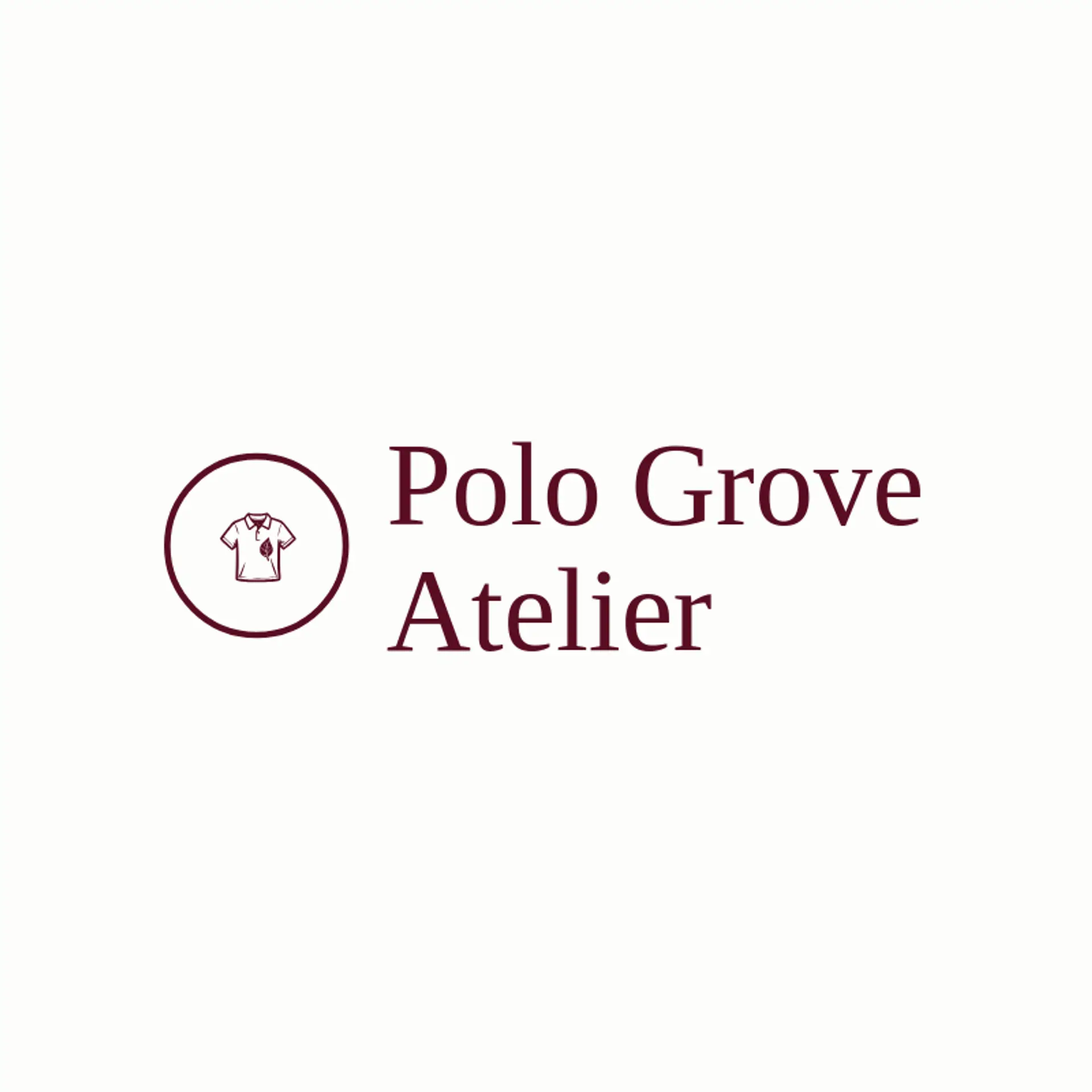 Polo Grove Atelier logo for polo shirt