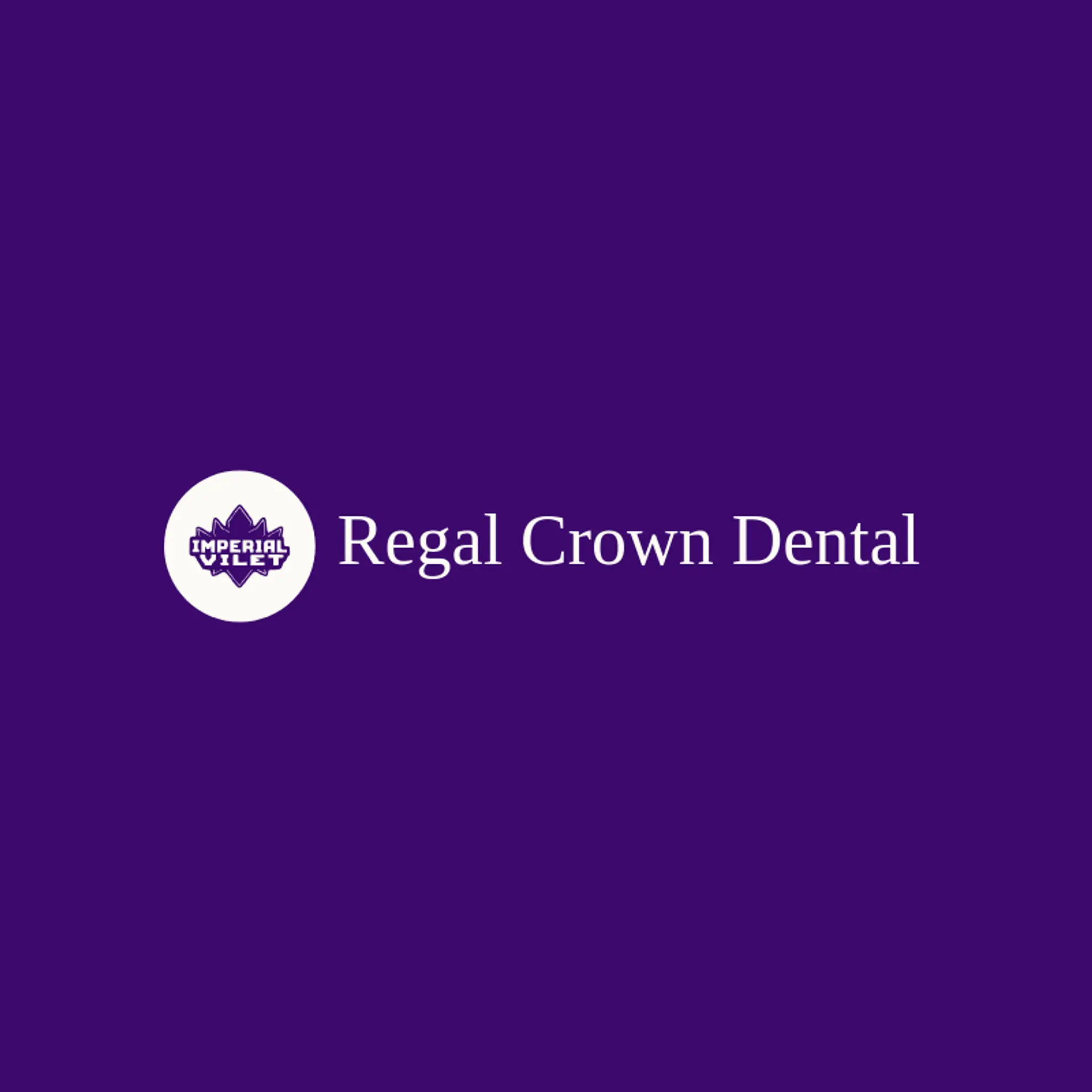 Regal Crown Dental logo for imperial