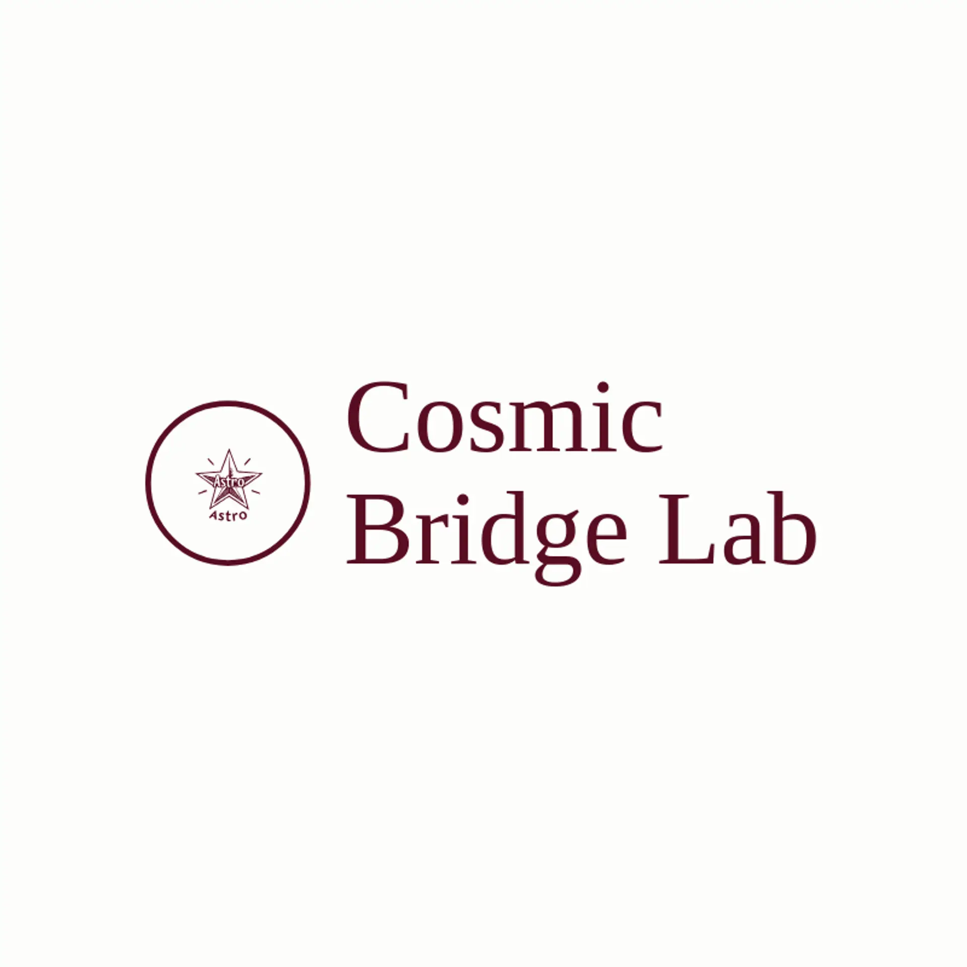 Cosmic Bridge Lab logo for astro
