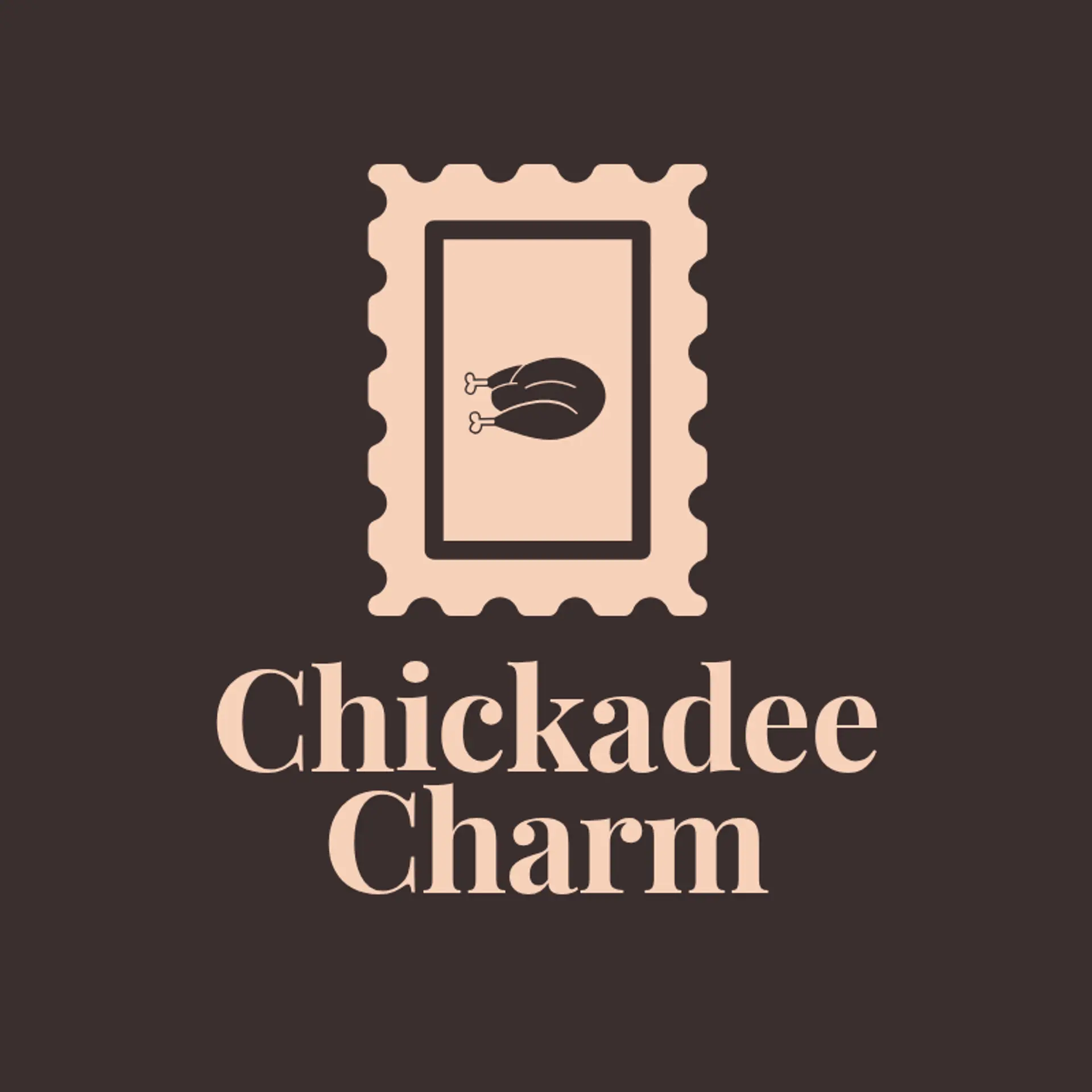 Chickadee Charm logo for chicken restaurant