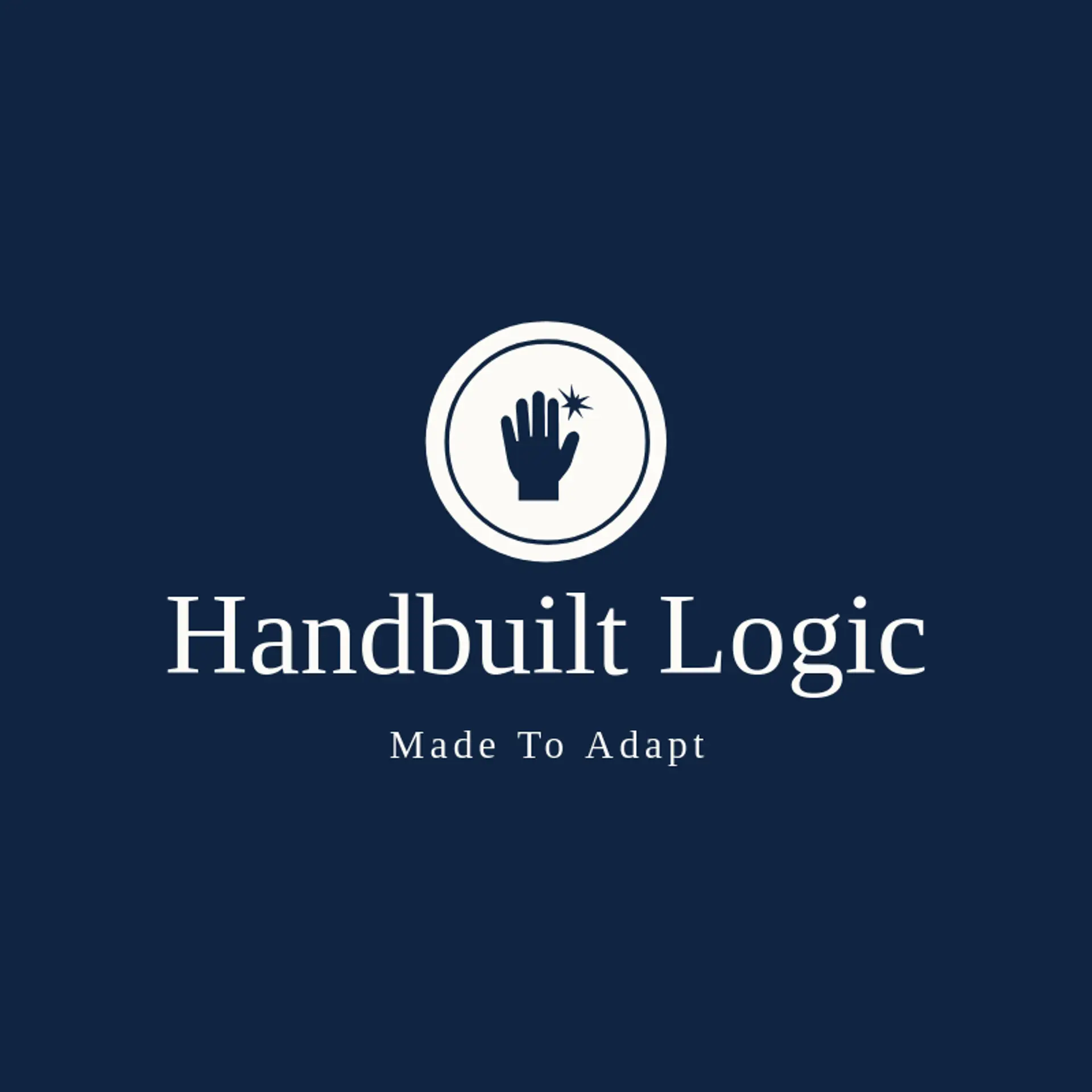 Handbuilt Logic logo for robotics