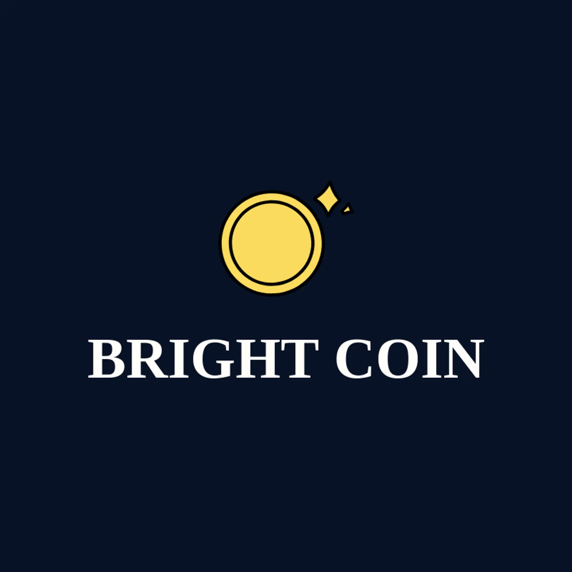 Bright Coin logo for cash