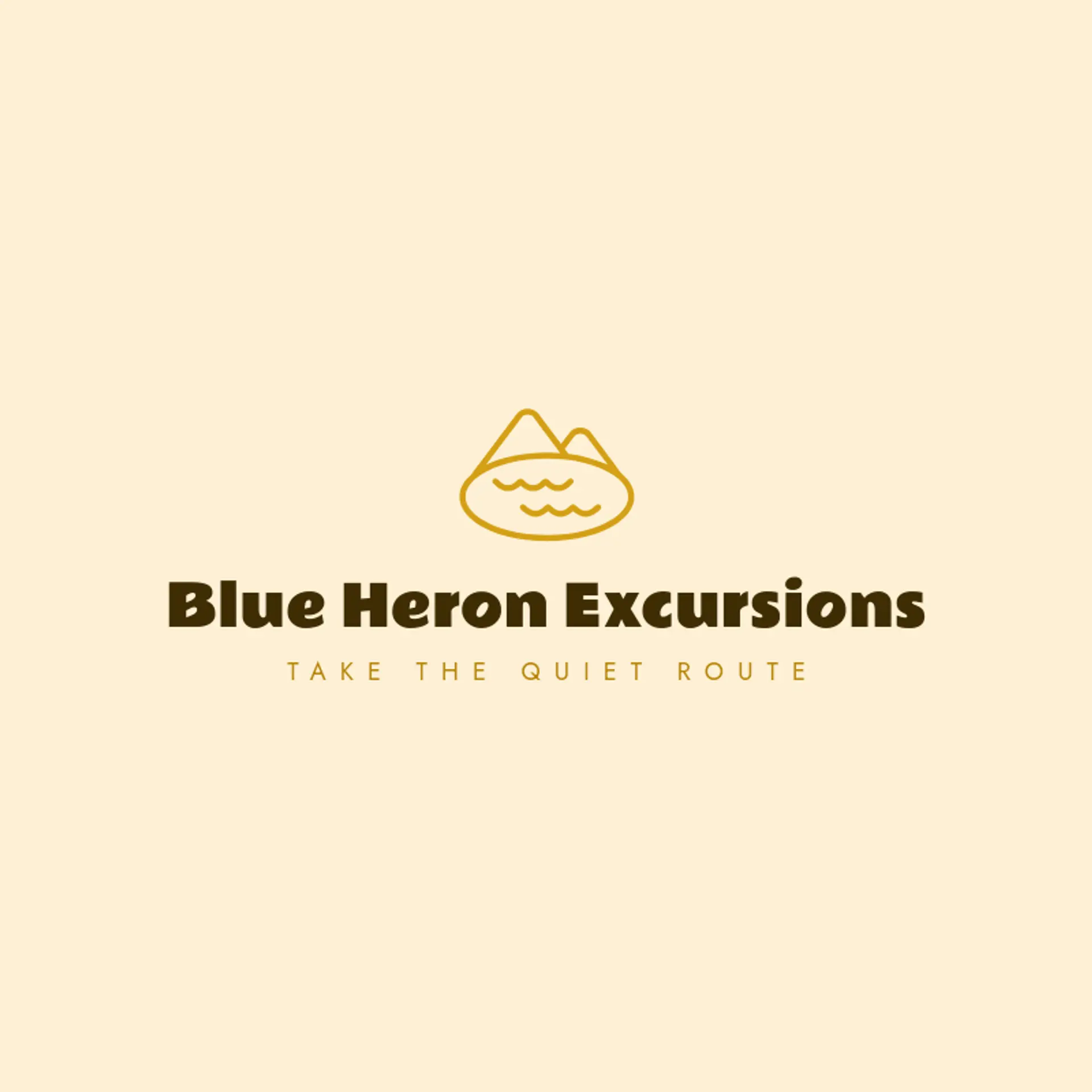 Blue Heron Excursions logo for lagoon