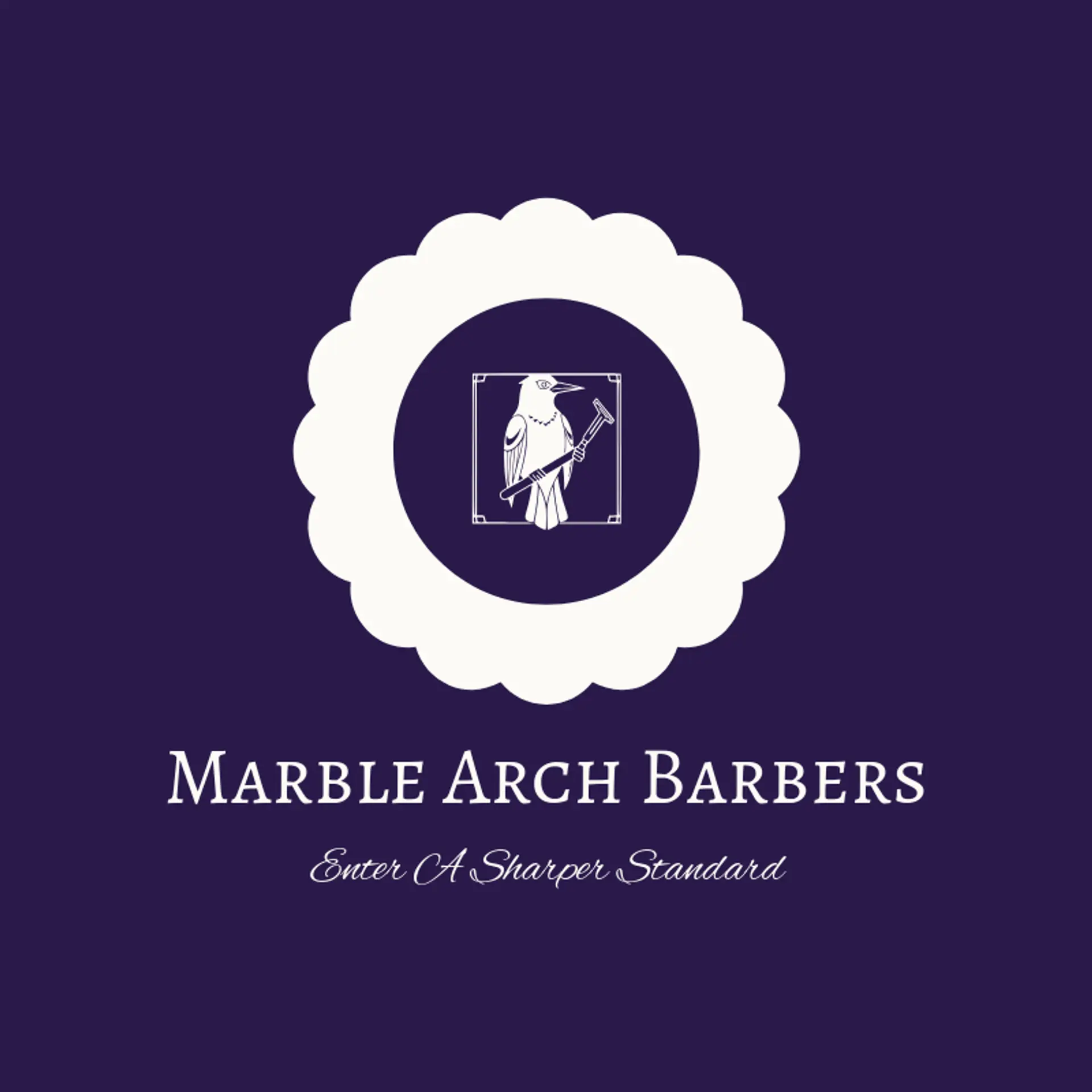 Marble Arch Barbers logo for razor