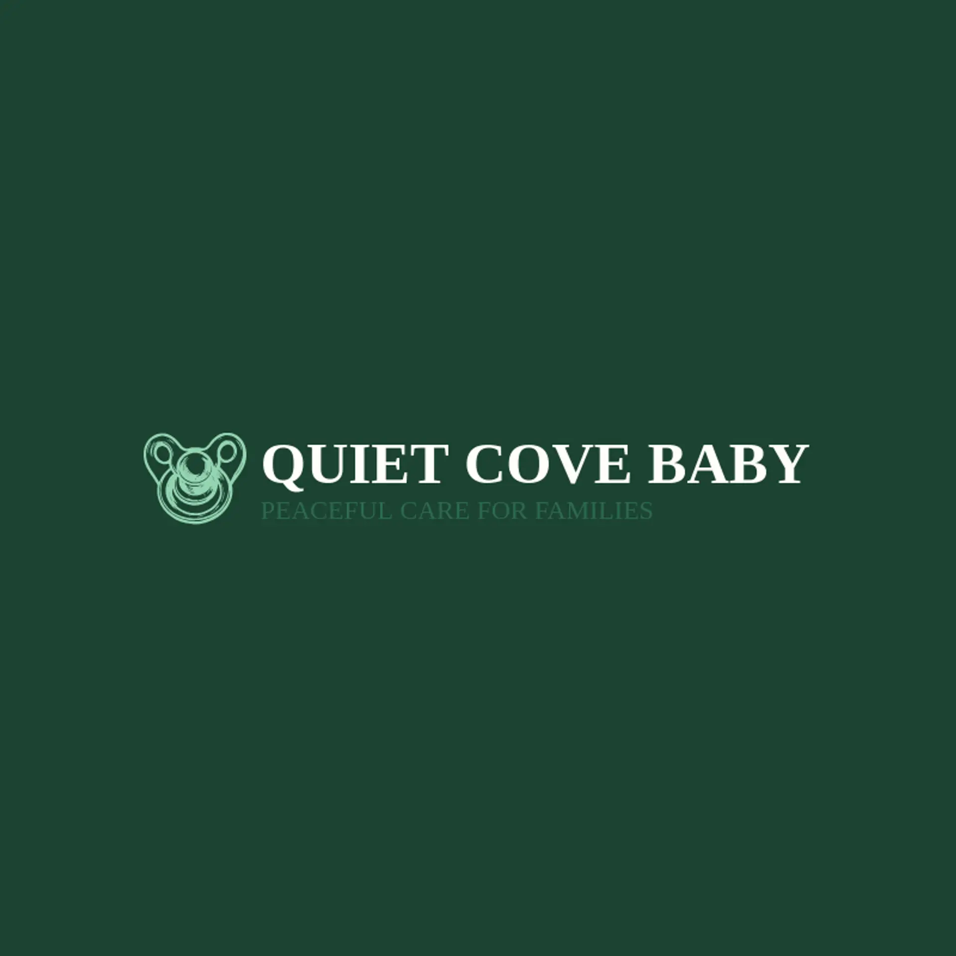 Quiet Cove Baby logo for baby
