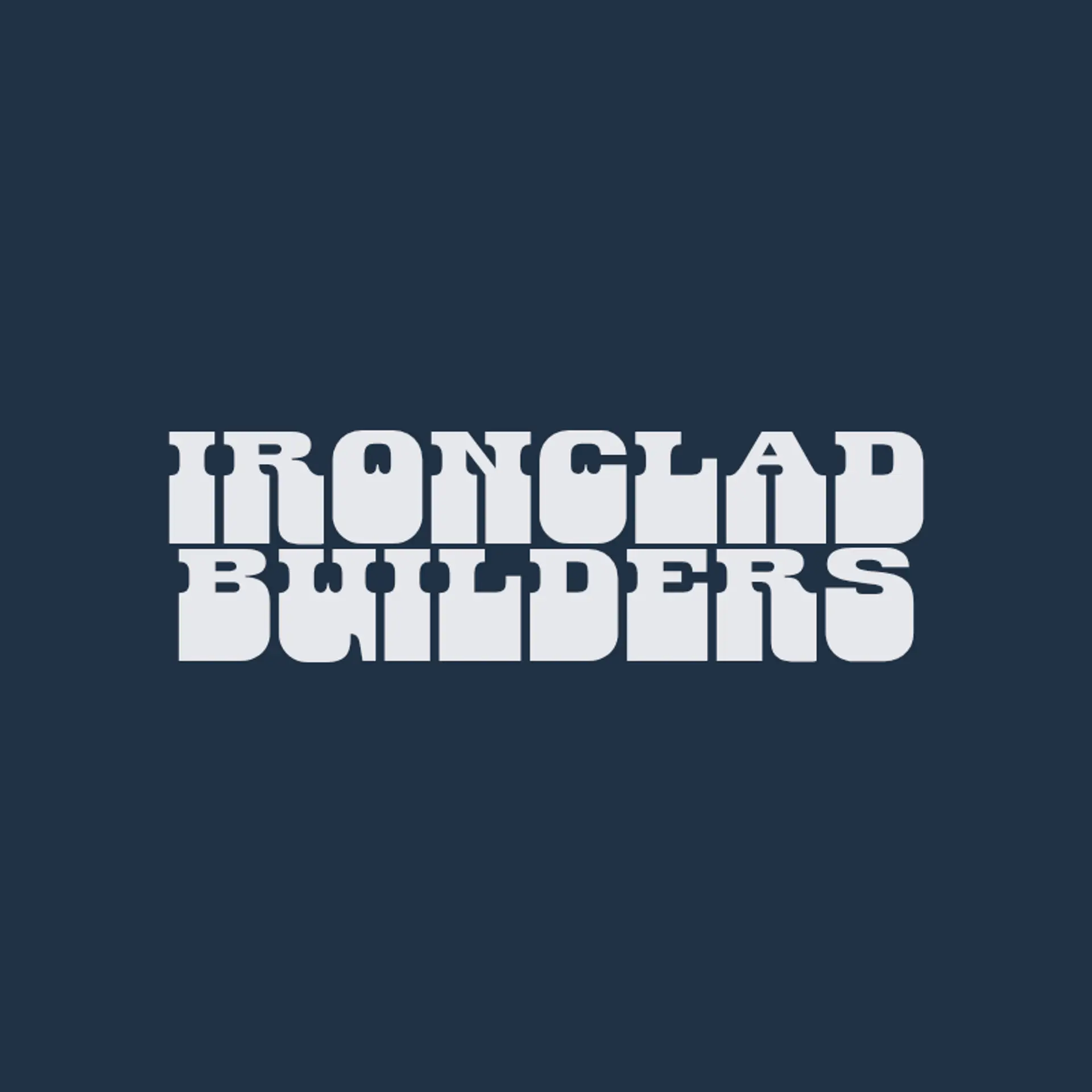 Ironclad Builders logo for general construction