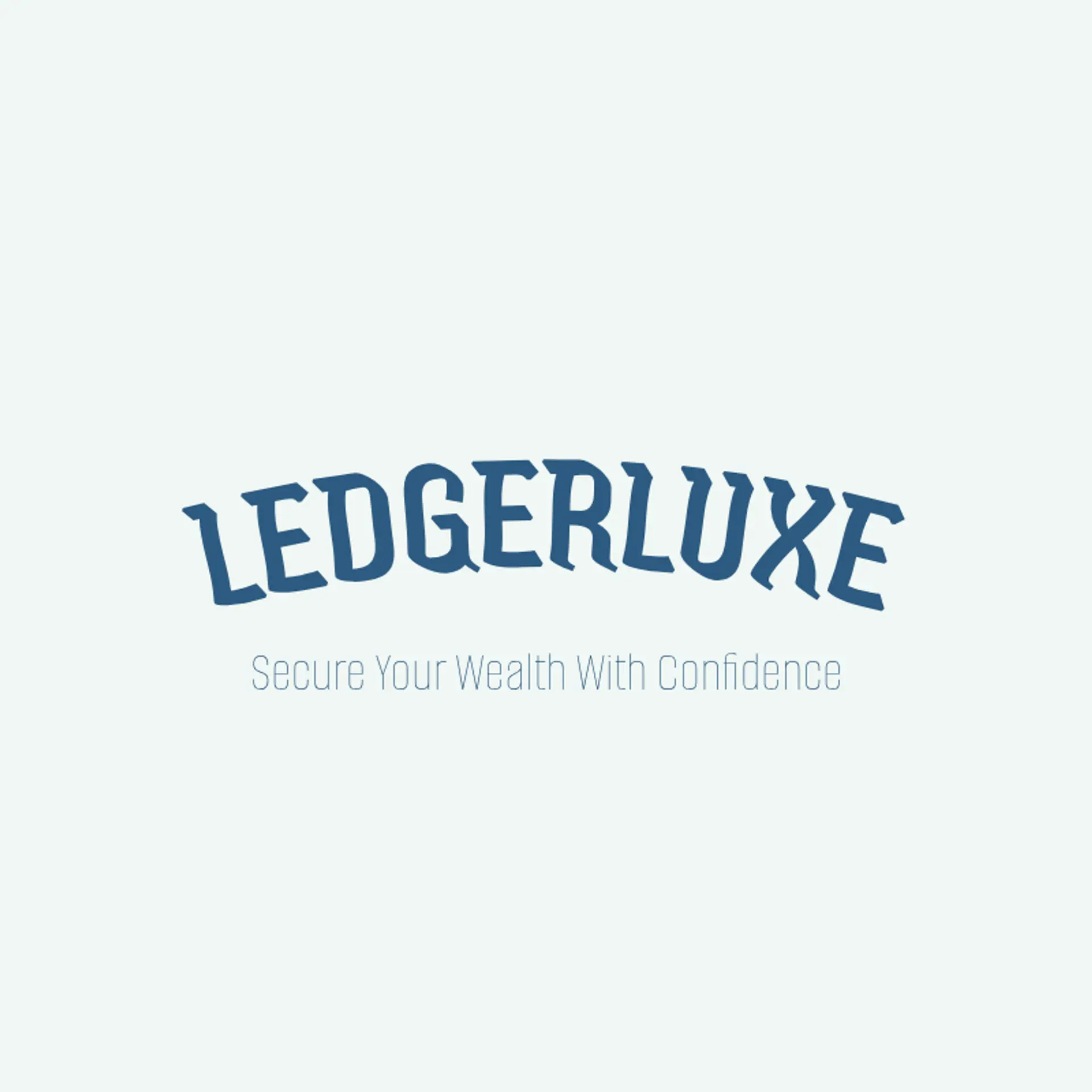 LedgerLuxe logo for finance business
