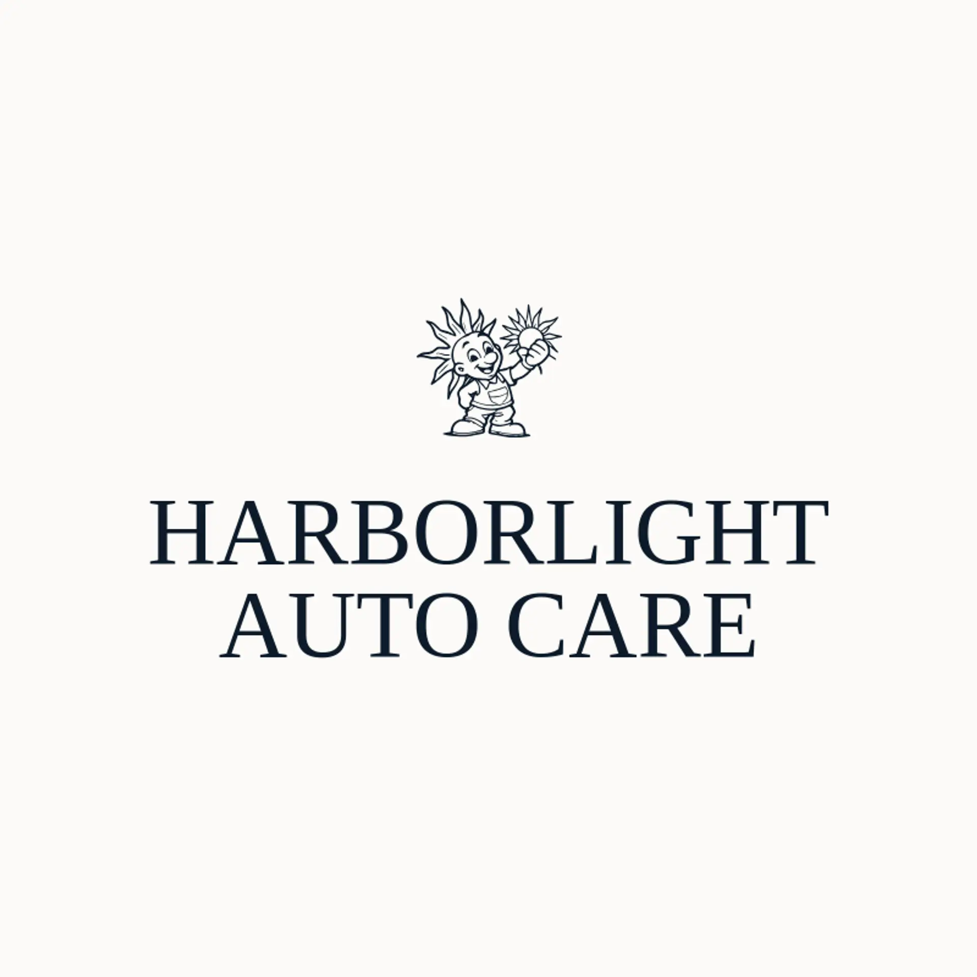 Harborlight Auto Care logo for car mechanic
