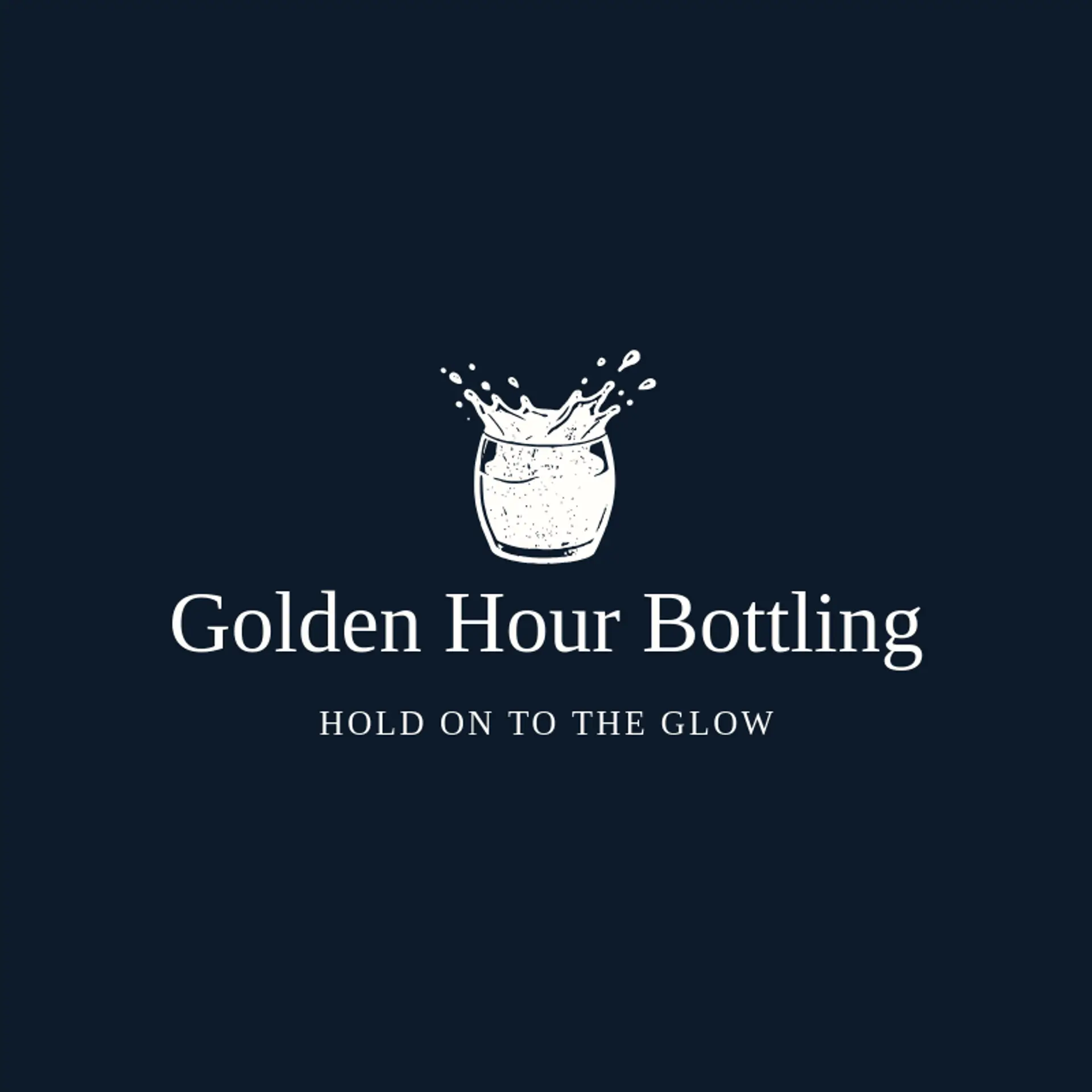 Golden Hour Bottling logo for whiskey