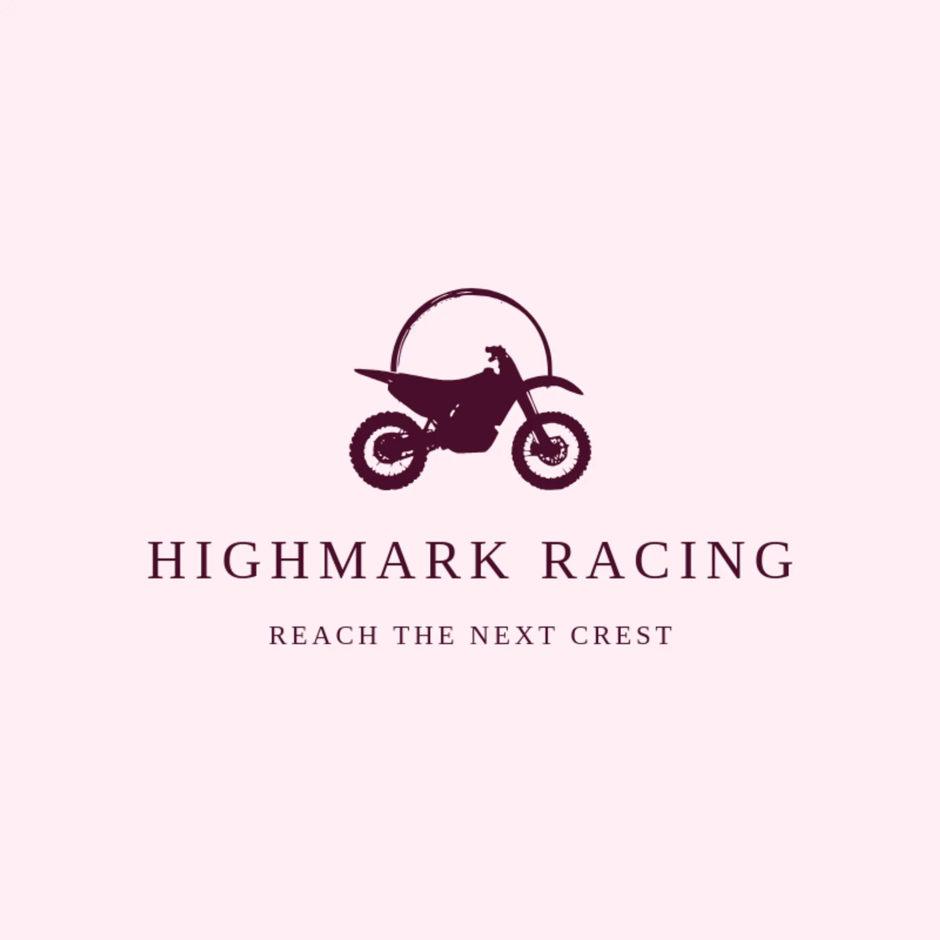 Highmark Racing logo for motocross