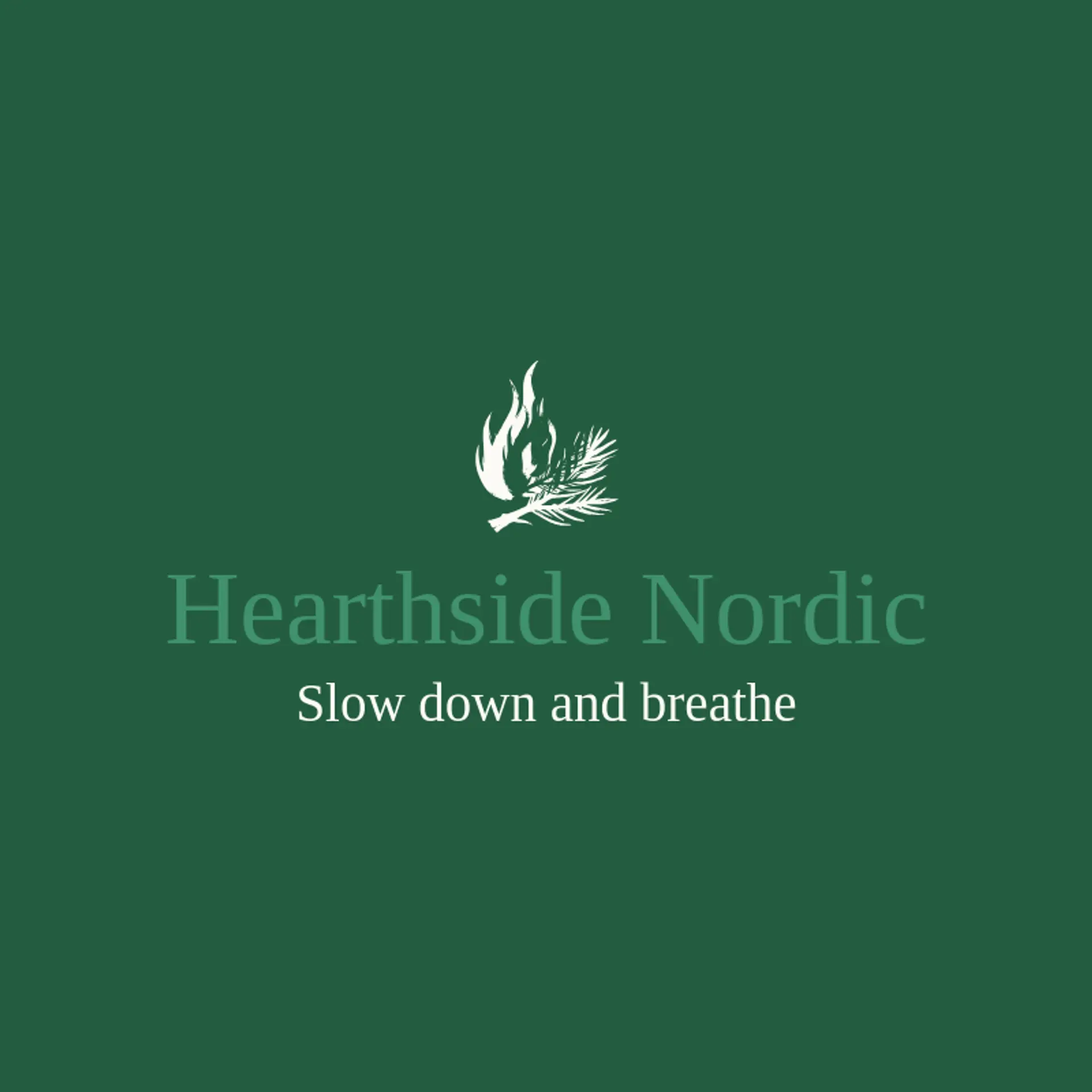 Hearthside Nordic logo for winter