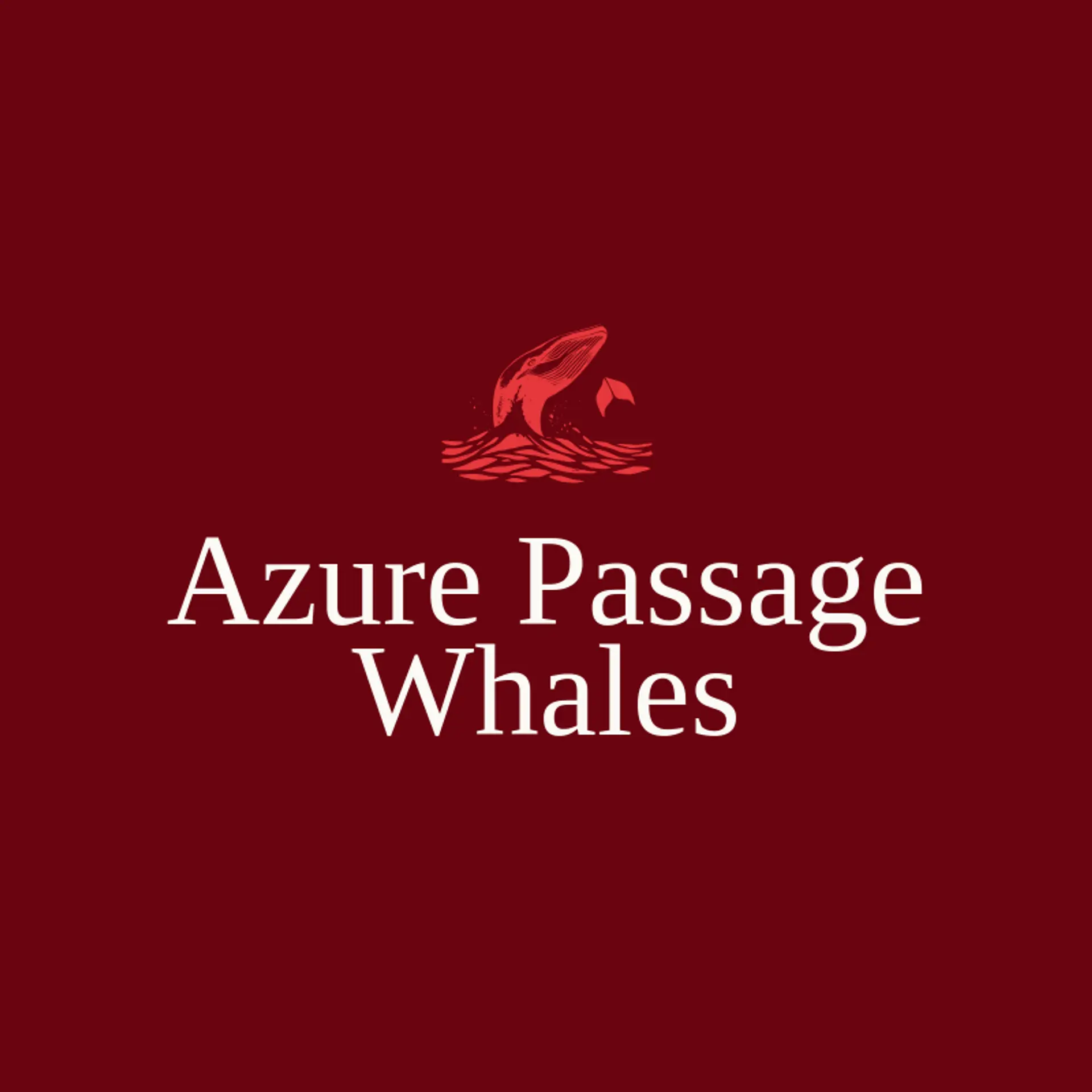 Azure Passage Whales logo for whale