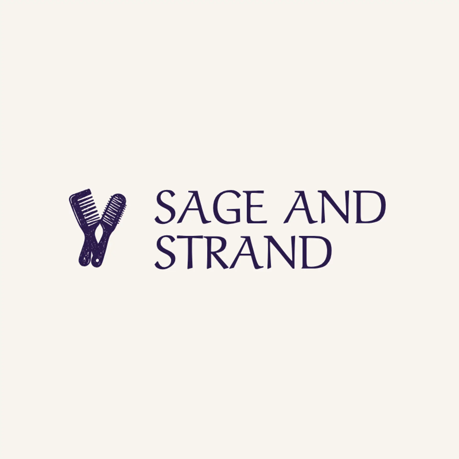 Sage and Strand logo for hair stylist